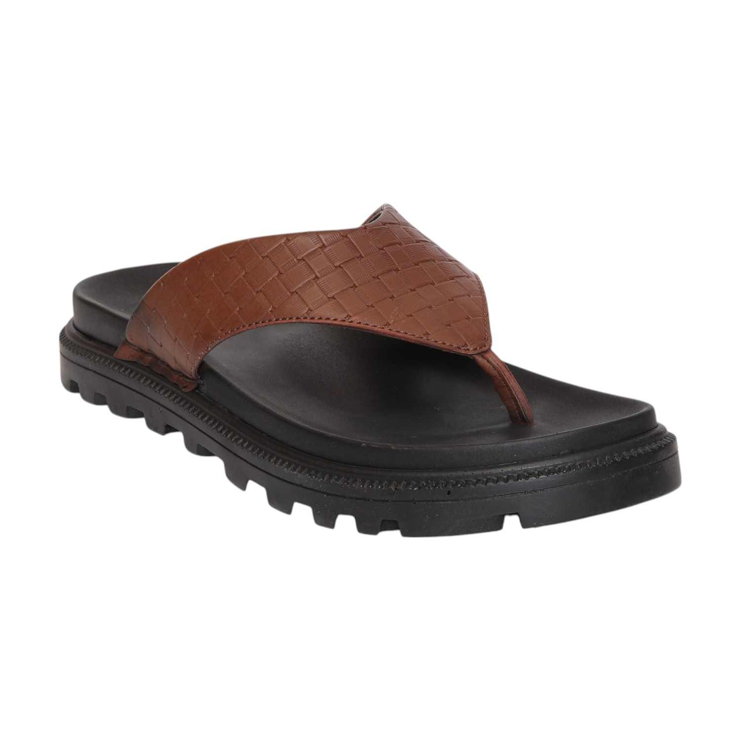 Men Brown Comfort Thong