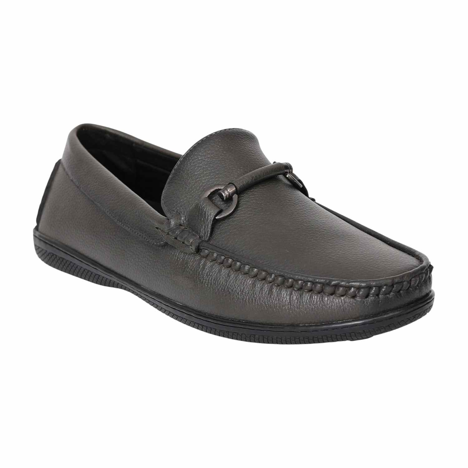 Men Olive Bit Loafers
