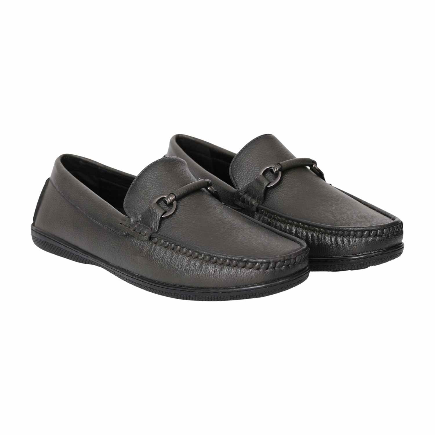 Men Olive Bit Loafers