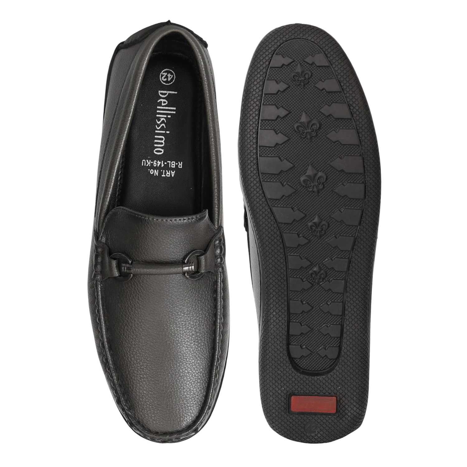 Men Olive Bit Loafers