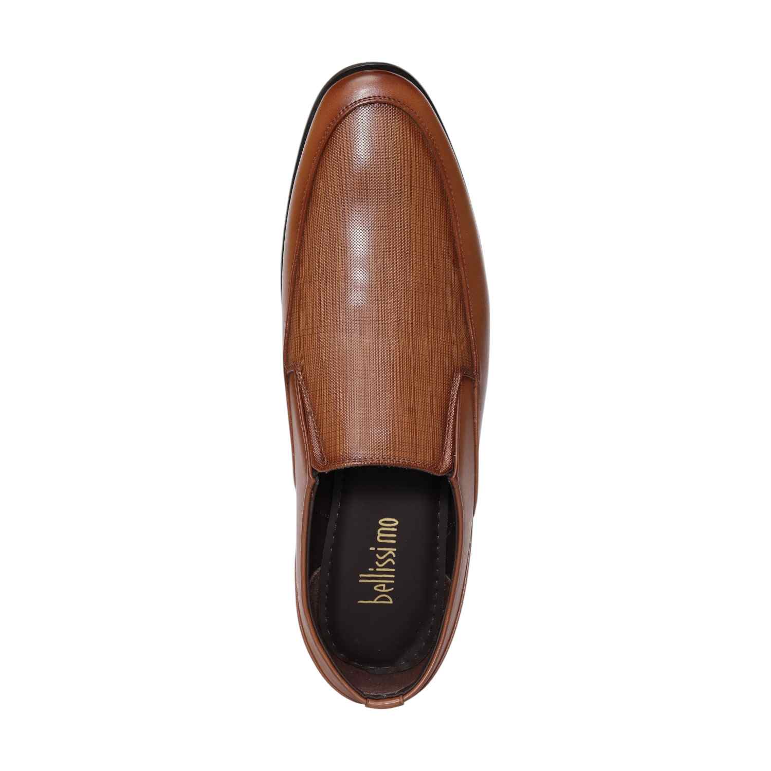 Men Tan Formal Shoes Lace Up
