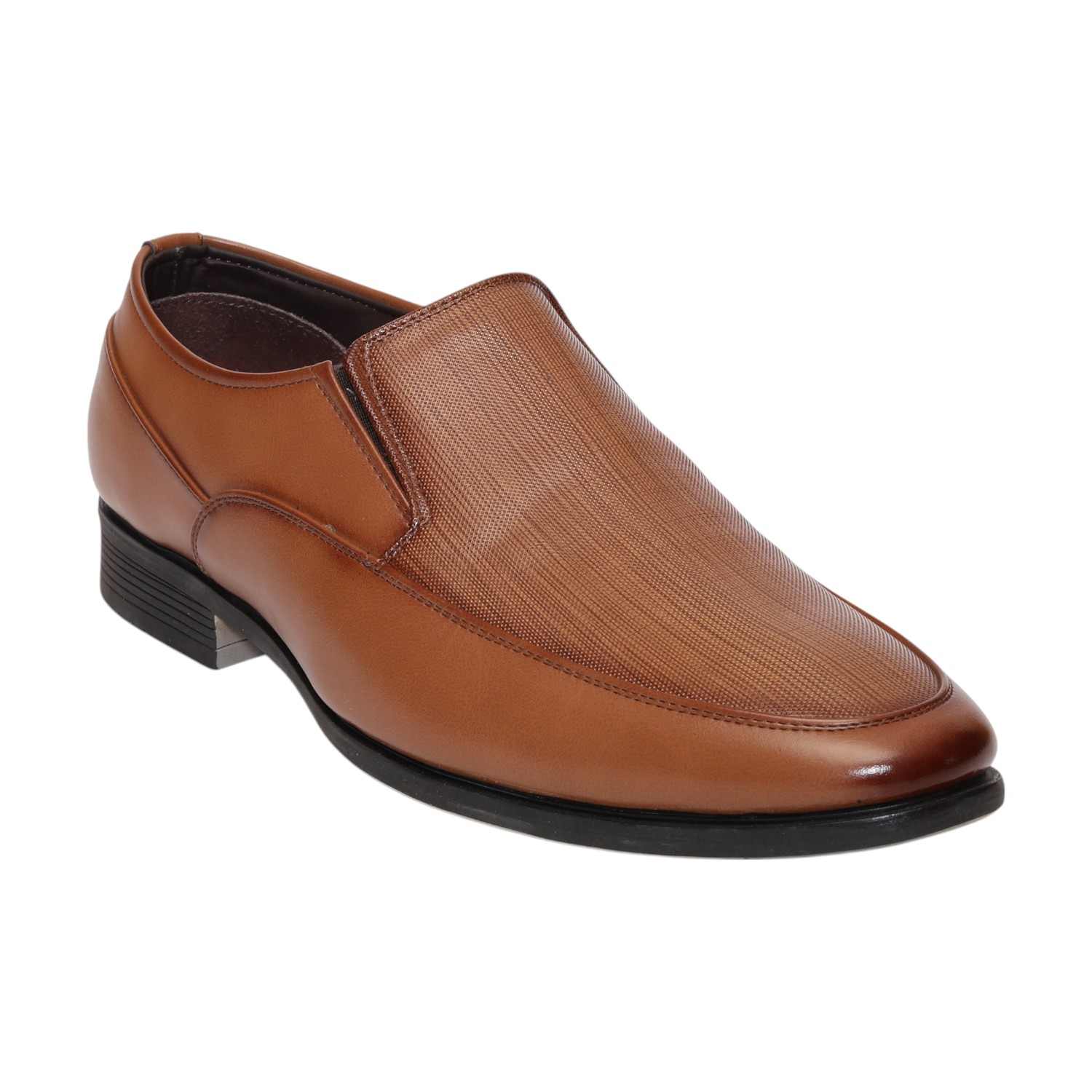 Men Tan Formal Shoes Lace Up