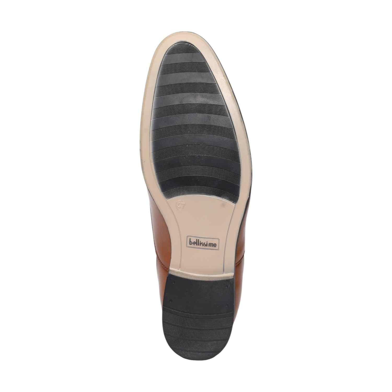 Men Tan Formal Shoes Lace Up