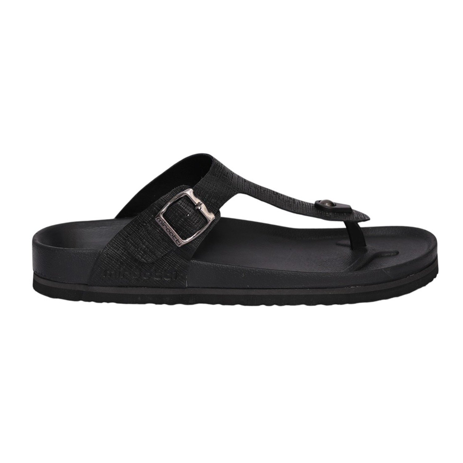 Men Classic Black Comfort Sandal