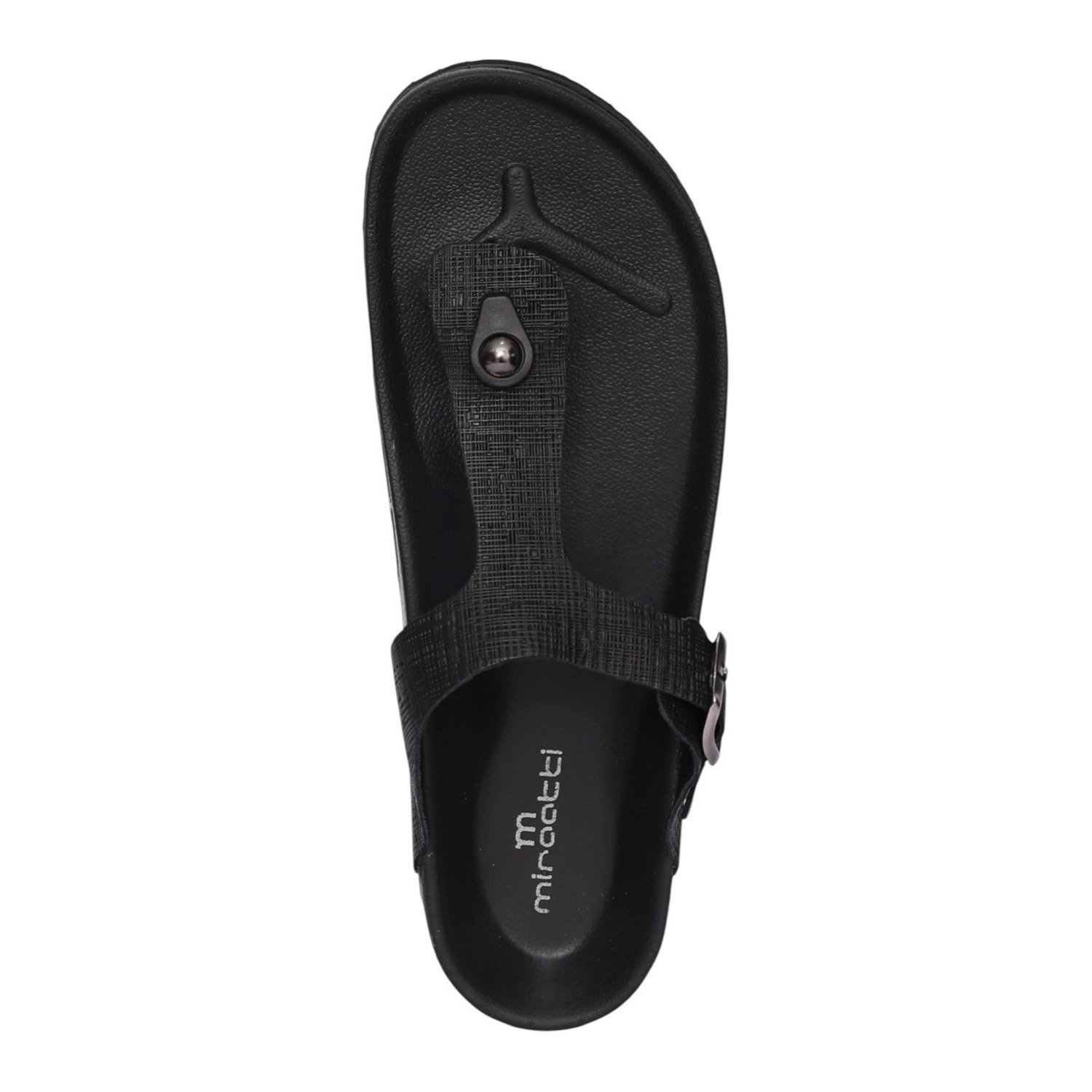Men Classic Black Comfort Sandal