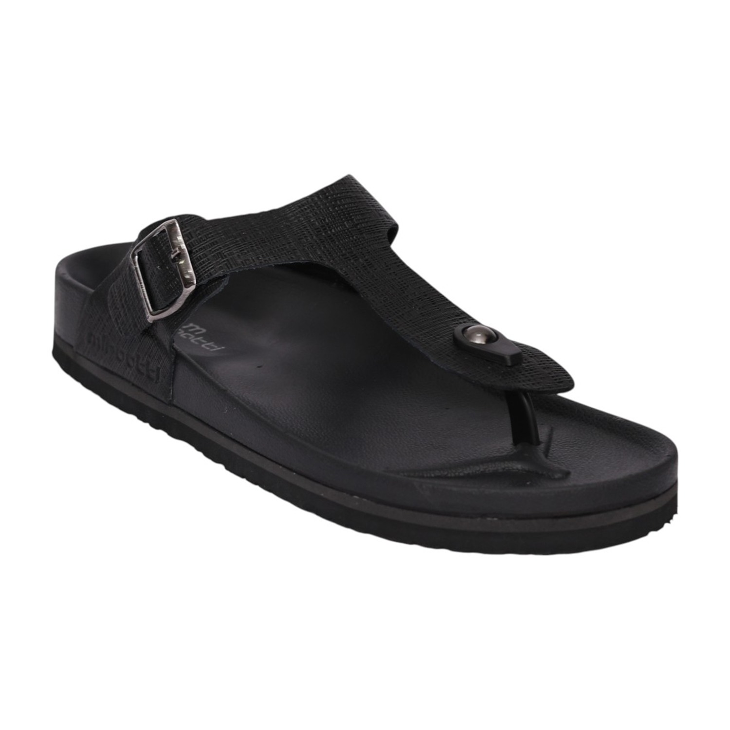 Men Classic Black Comfort Sandal