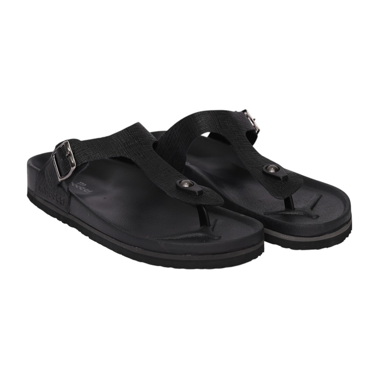 Men Classic Black Comfort Sandal