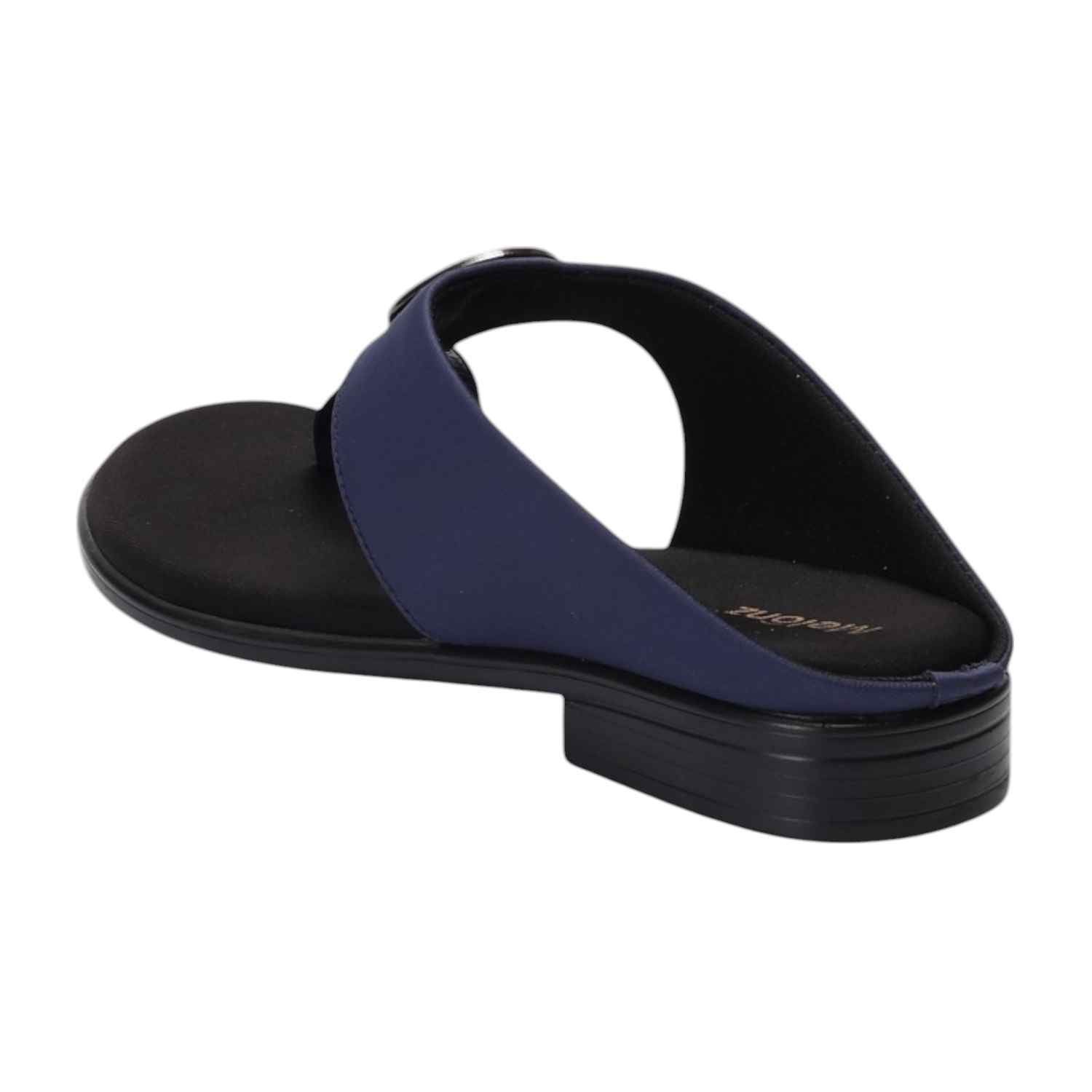 Women Blue Sandal Casual Heel