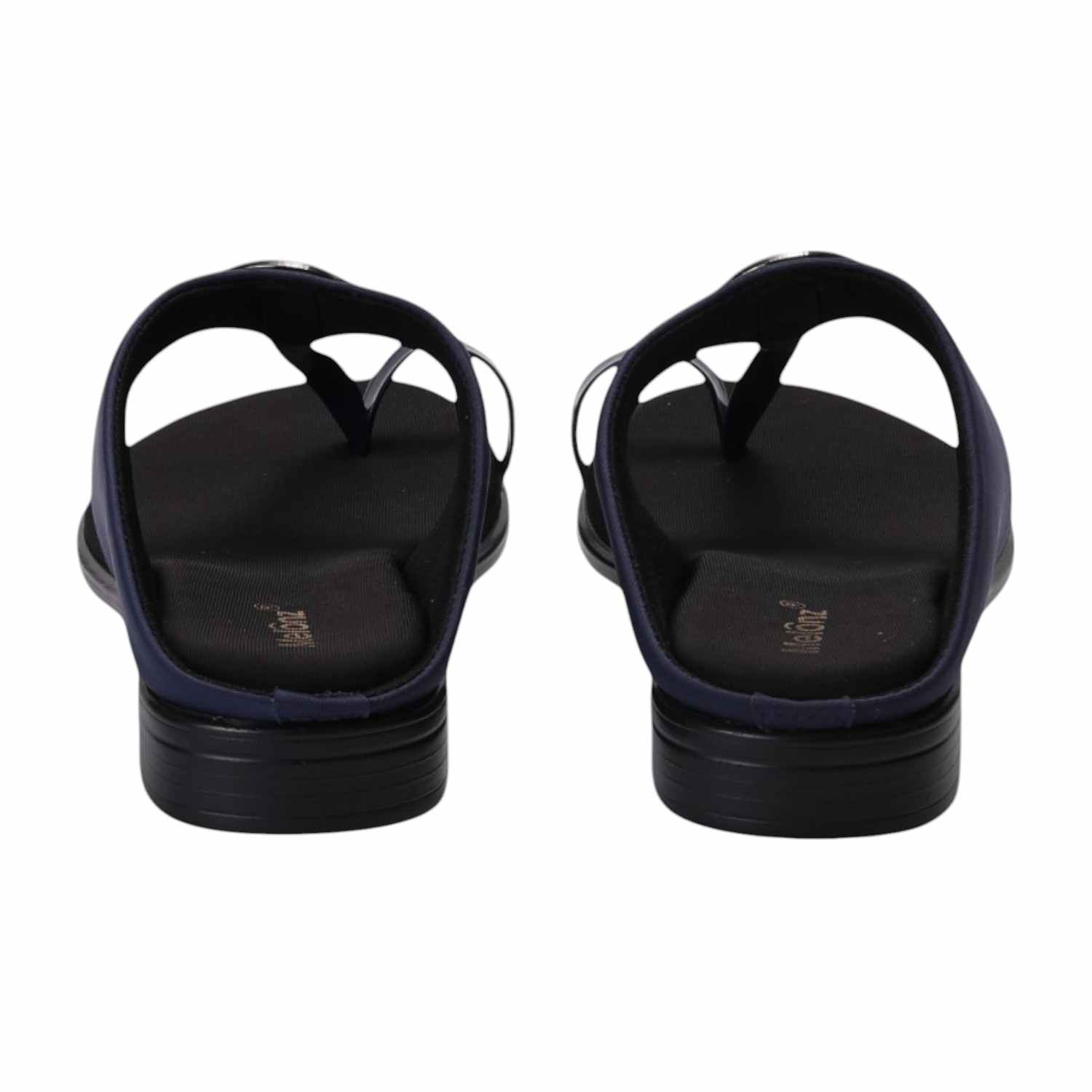 Women Blue Sandal Casual Heel