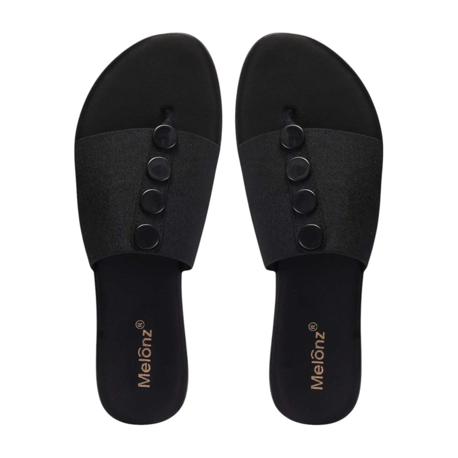 Women Black Sandal Casual Heel