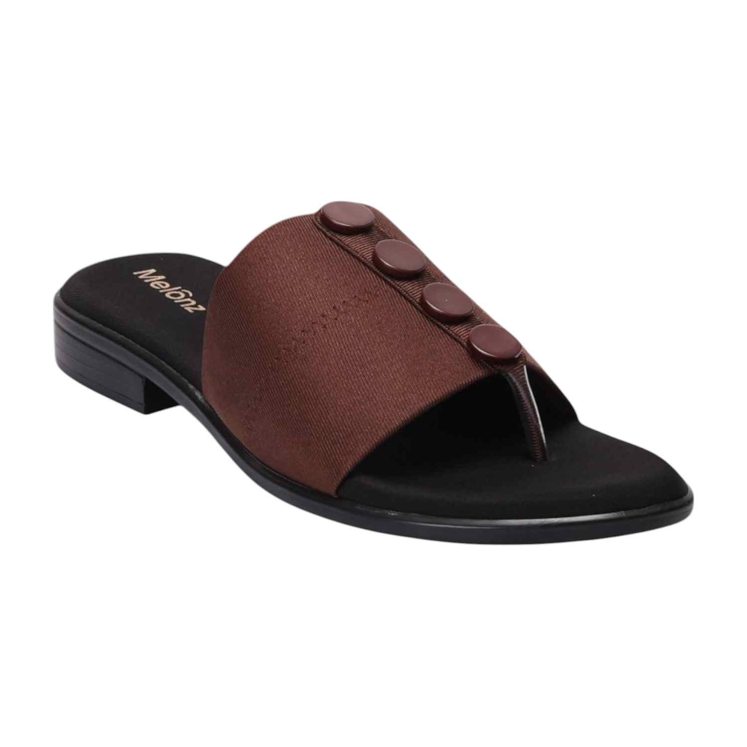 Women Brown Sandal Casual Heel