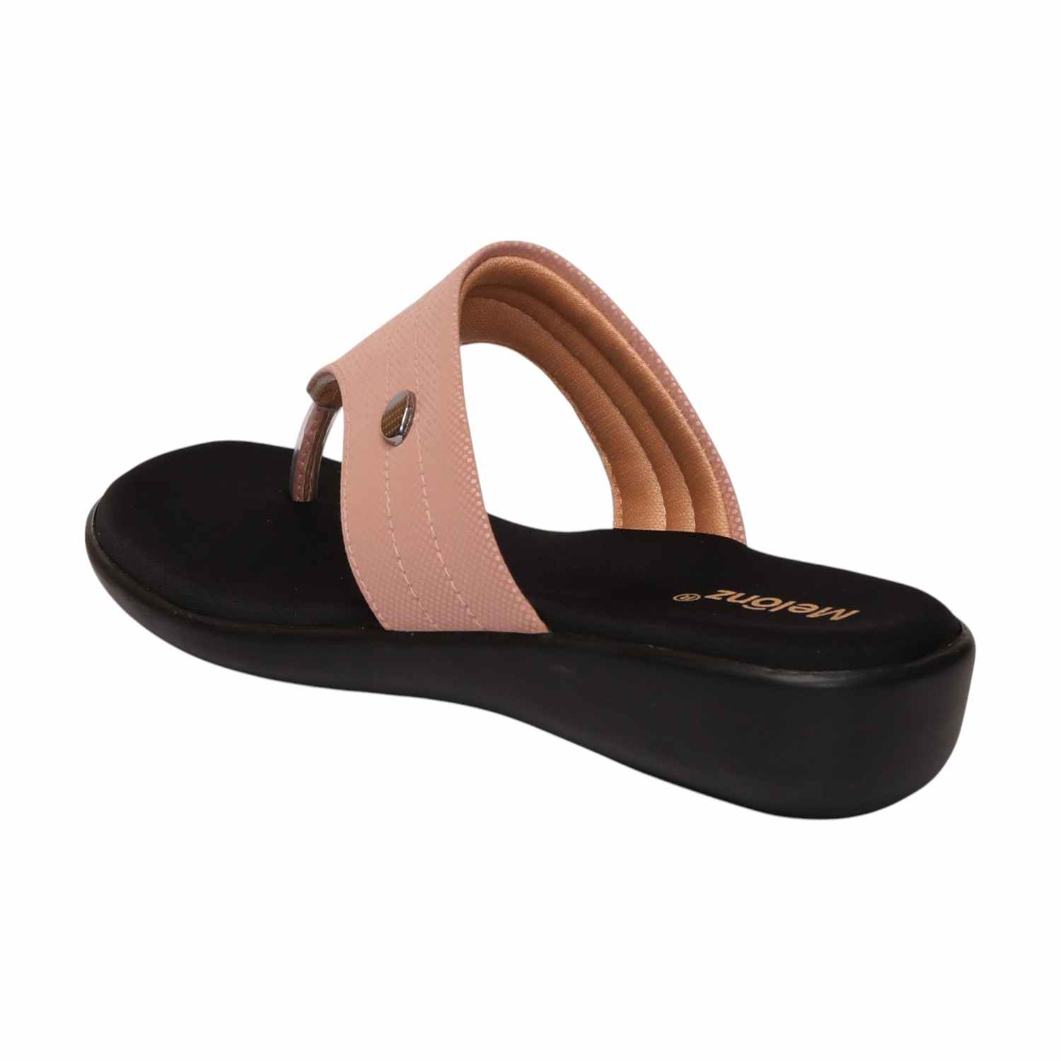 Women Peach Casual Flat Thong