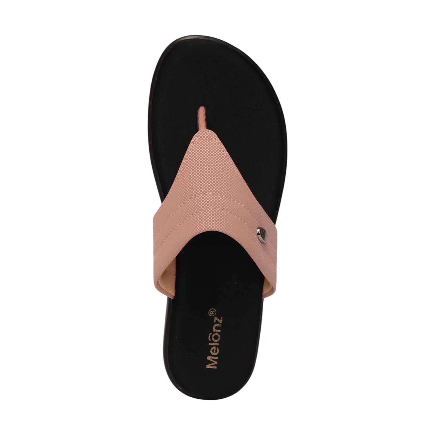 Women Peach Casual Flat Thong