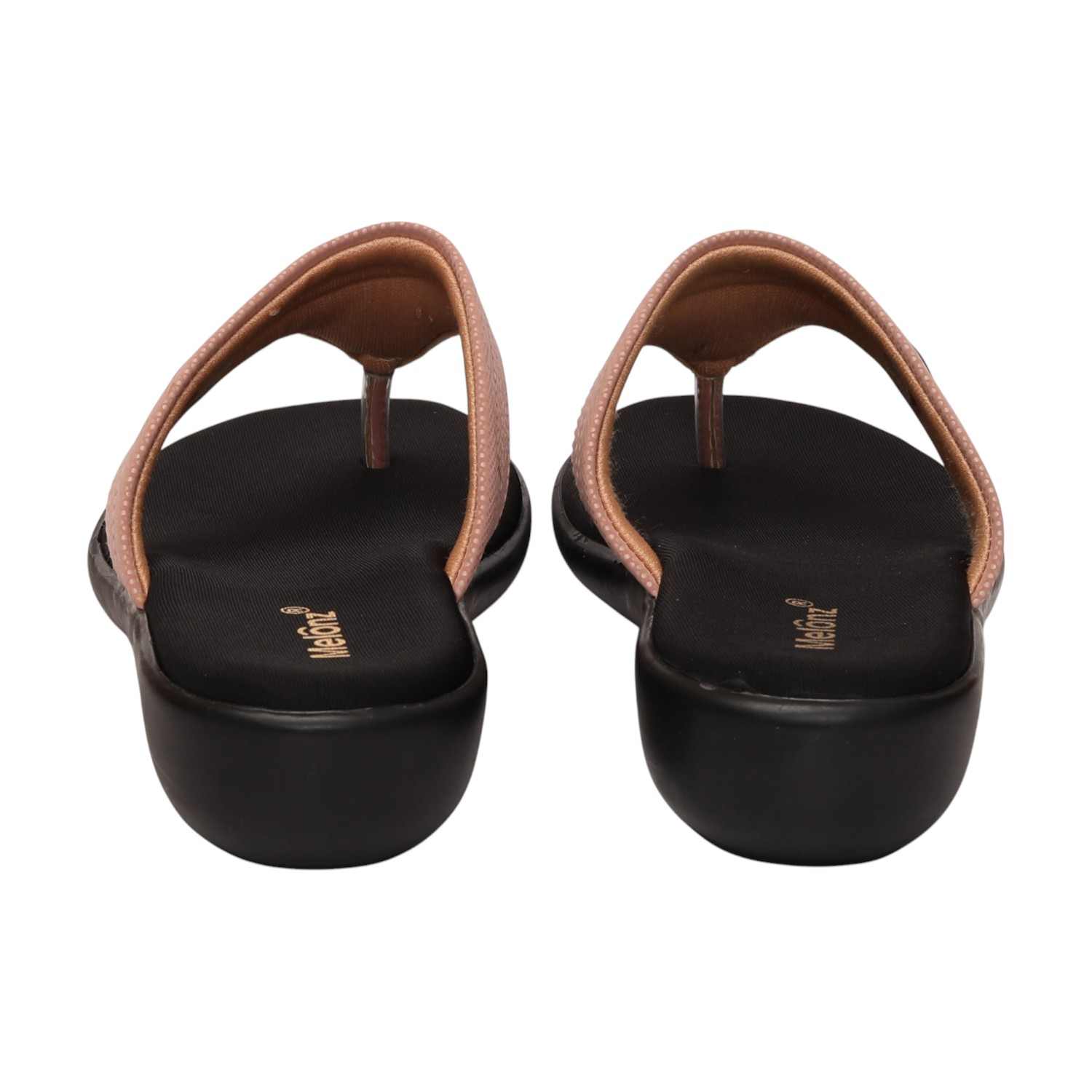 Women Peach Casual Flat Thong