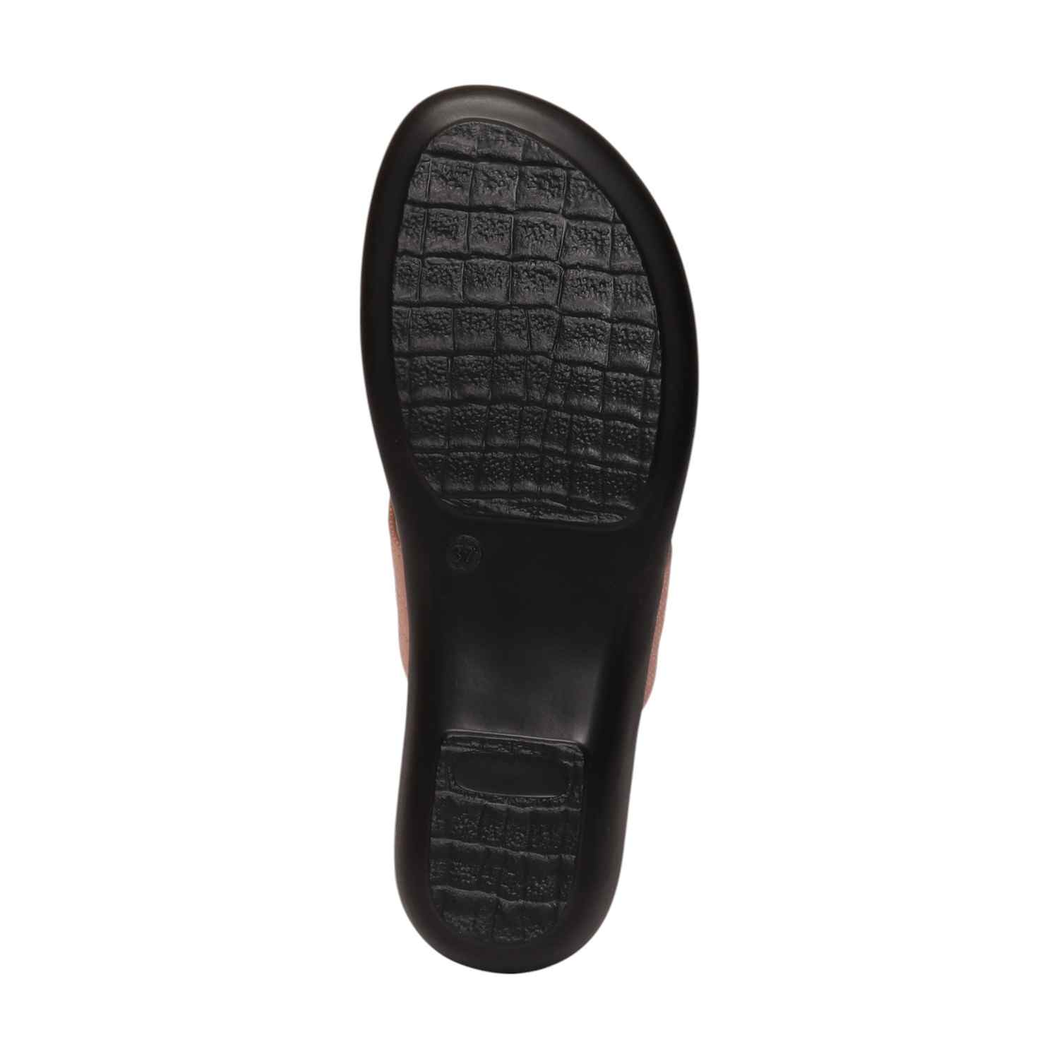 Women Peach Casual Flat Thong