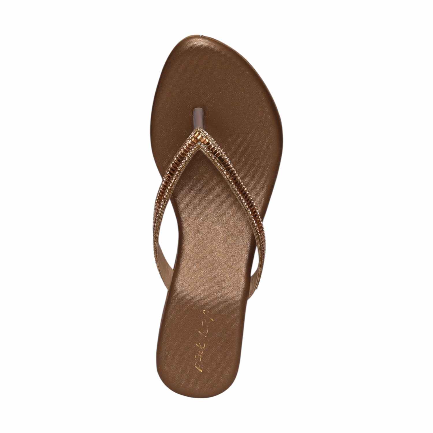 Women Antique Gold Heeled Sandals