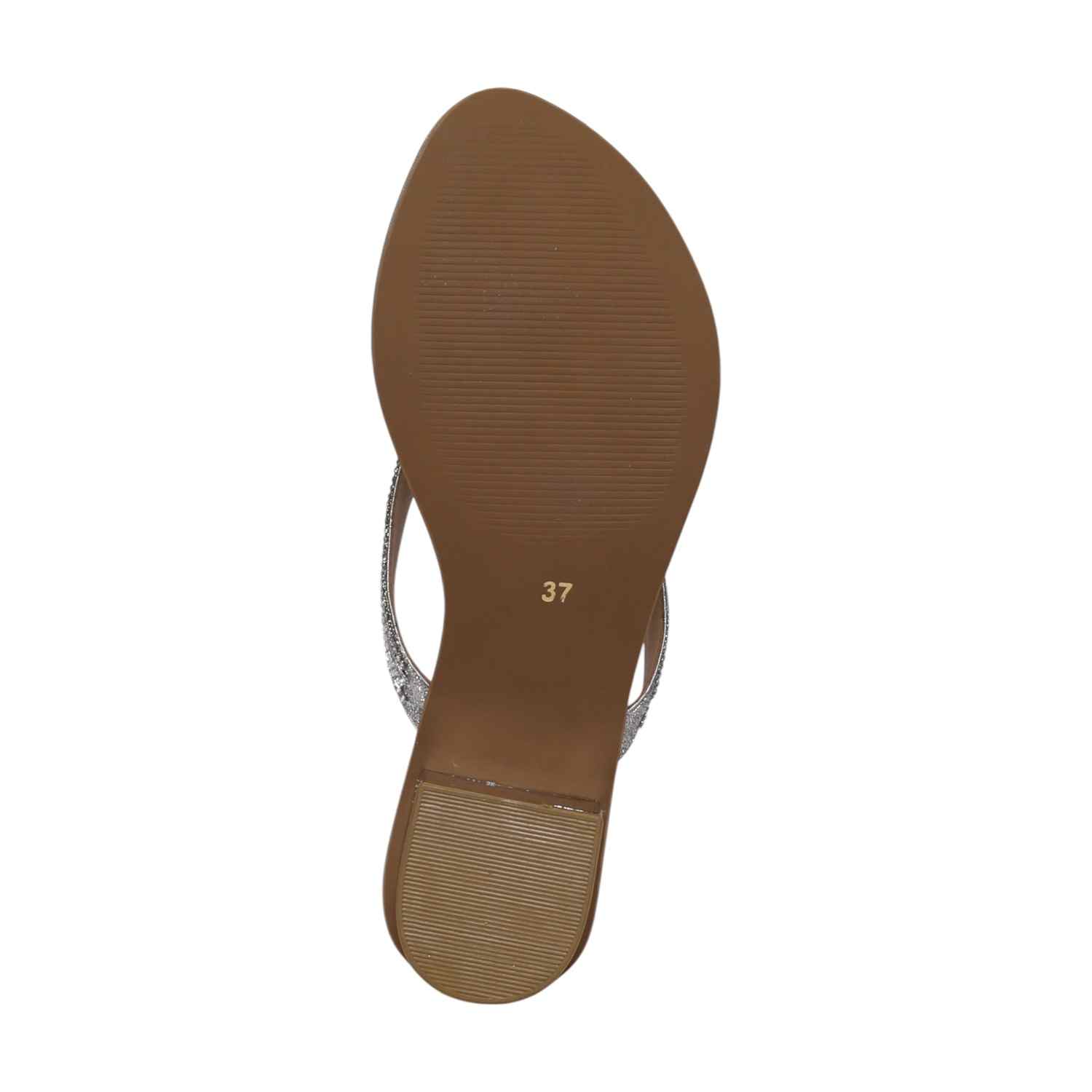 Women Silver Heeled Sandals