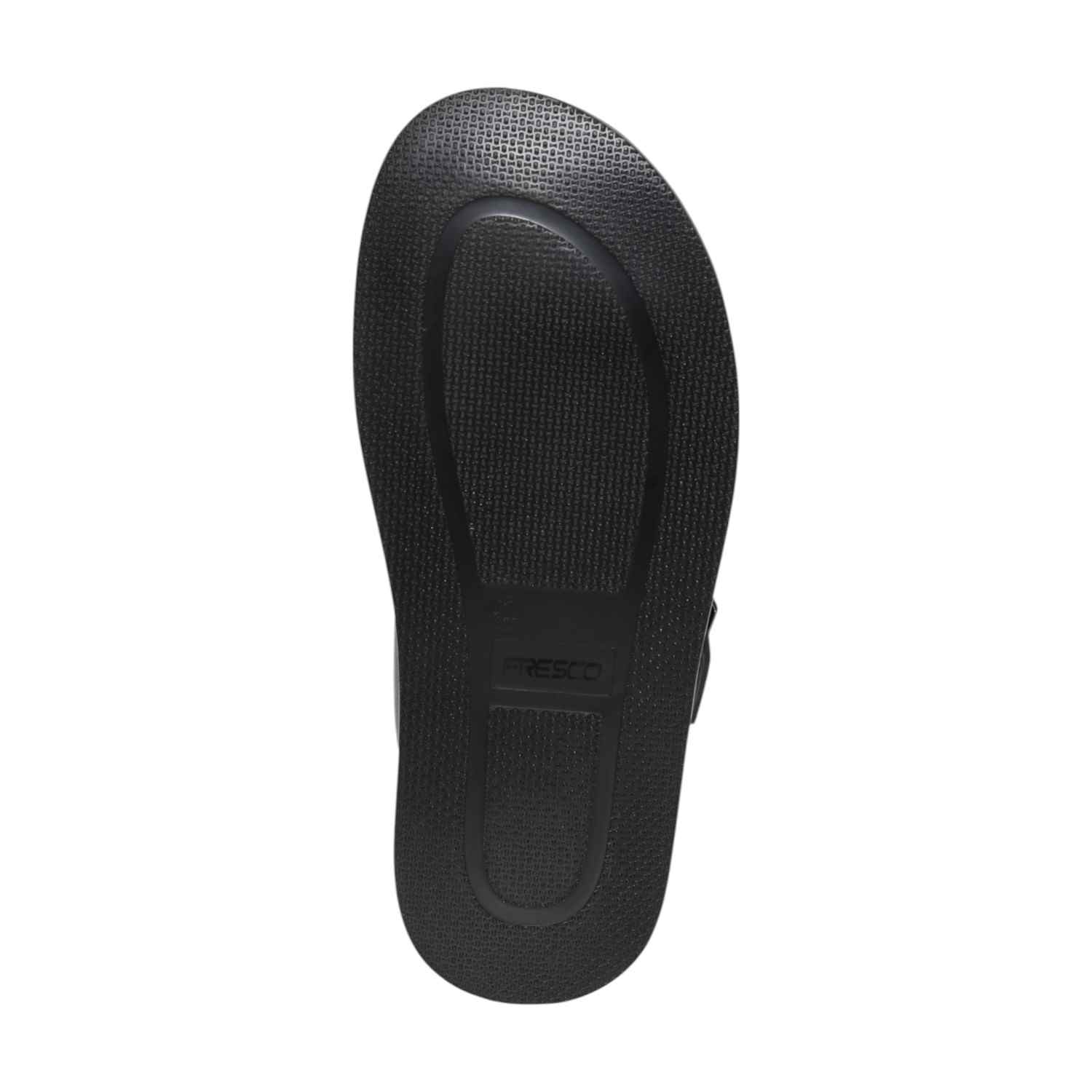 Men Black Comfort Chappal