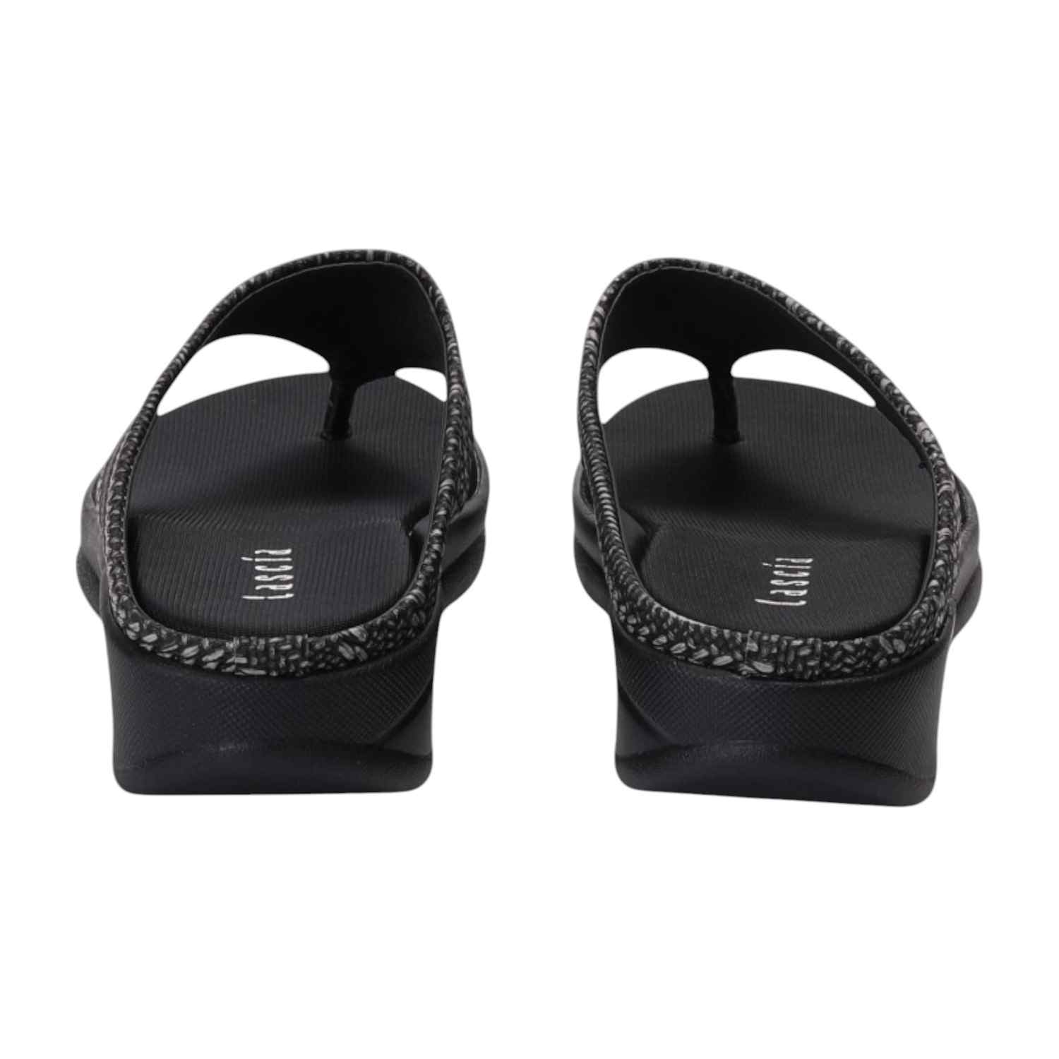 Women Black Casual Flat Thong