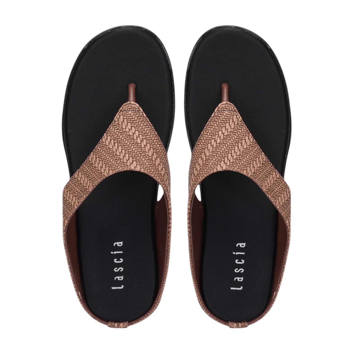 Women Brown Casual Flat Thong