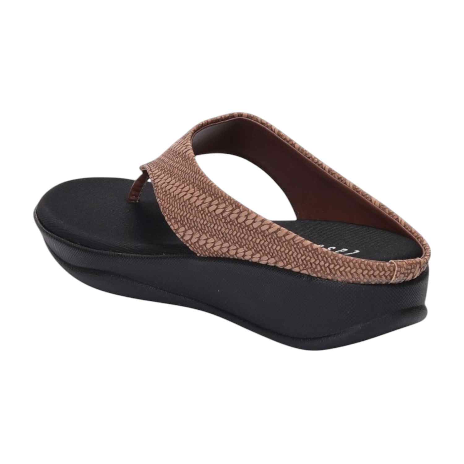 Women Brown Casual Flat Thong
