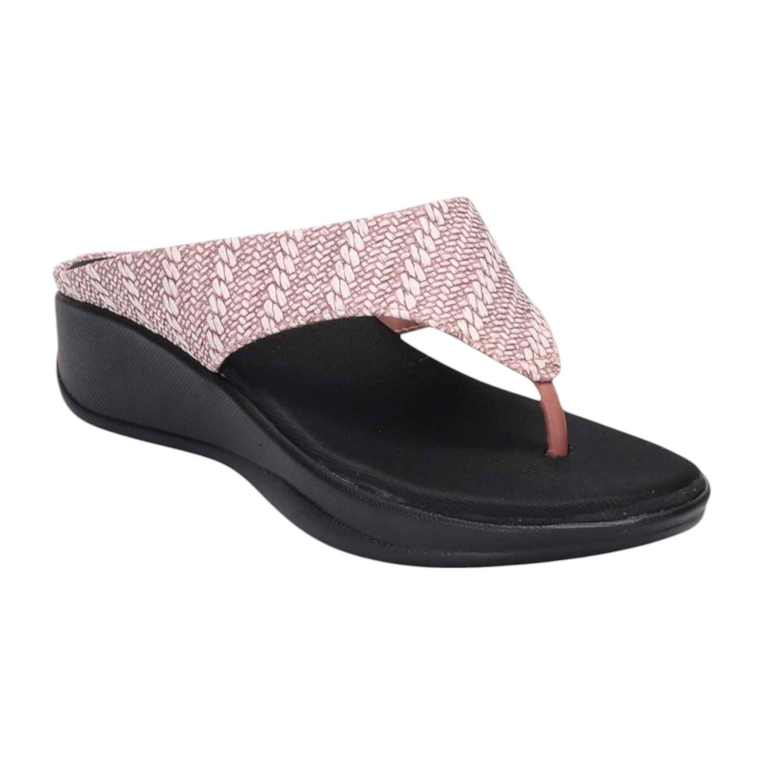 Women Peach Casual Flat Thong