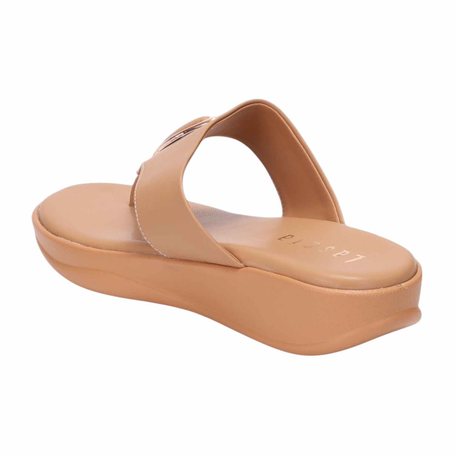 Women Chickoo Casual Flat Thong