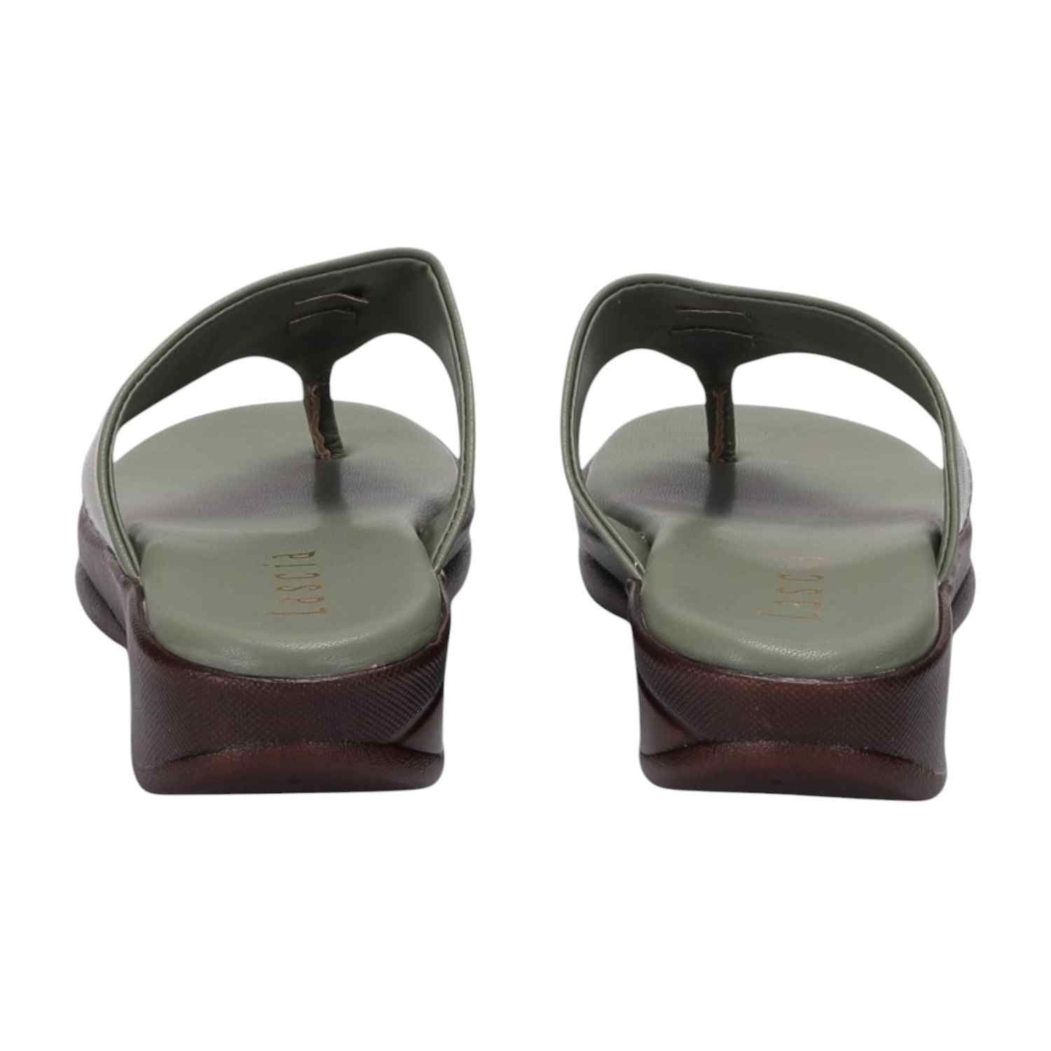 Women Olive Casual Flat Thong