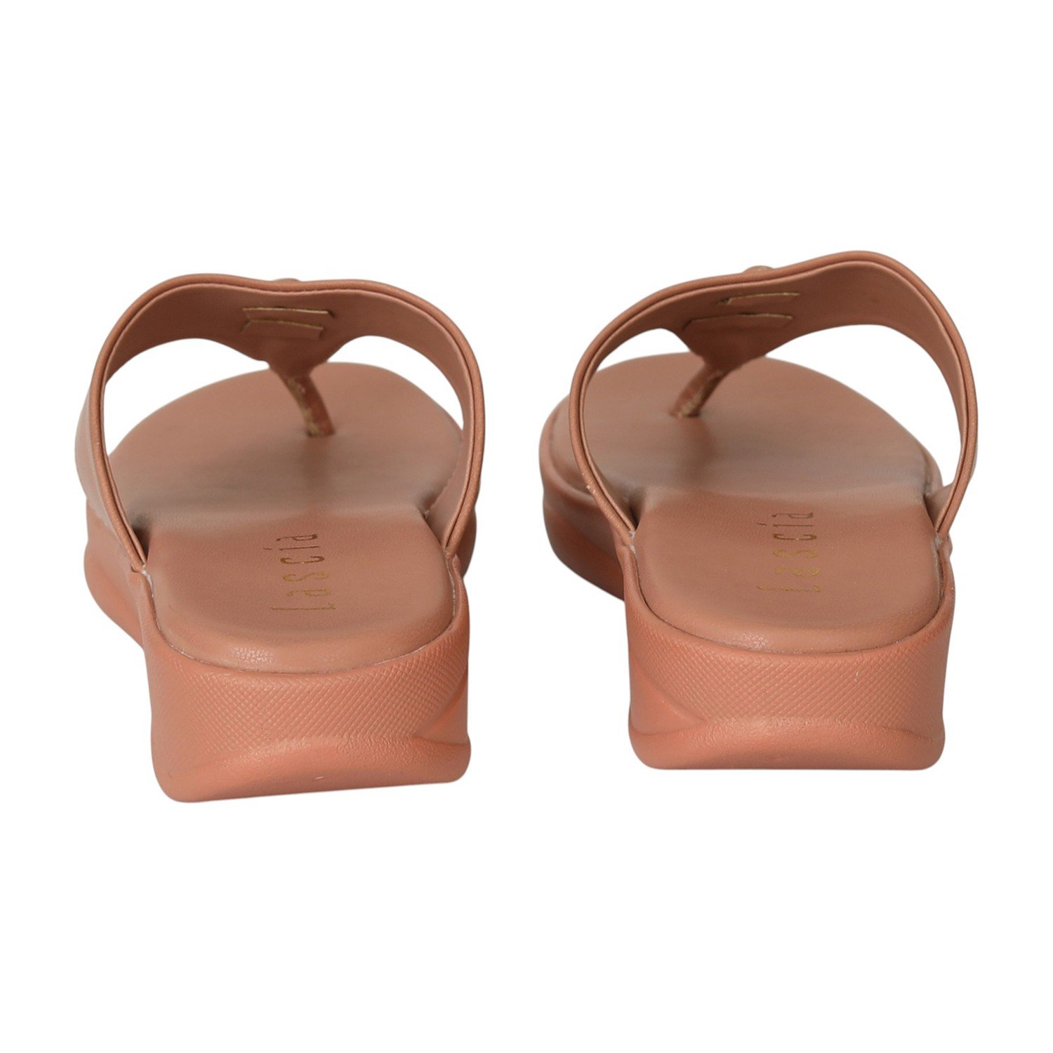 Women Peach Casual Flat Thong