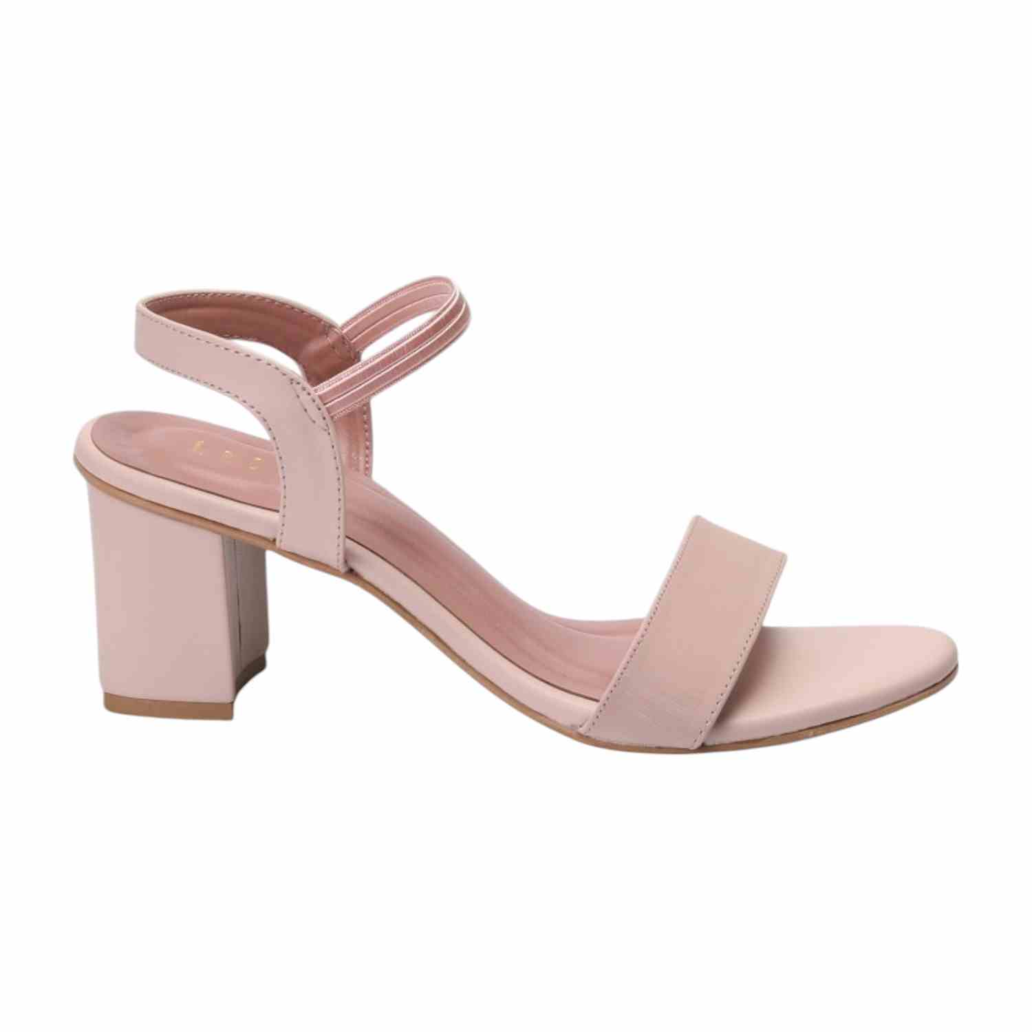 Women Nude Casual Heel Sandals