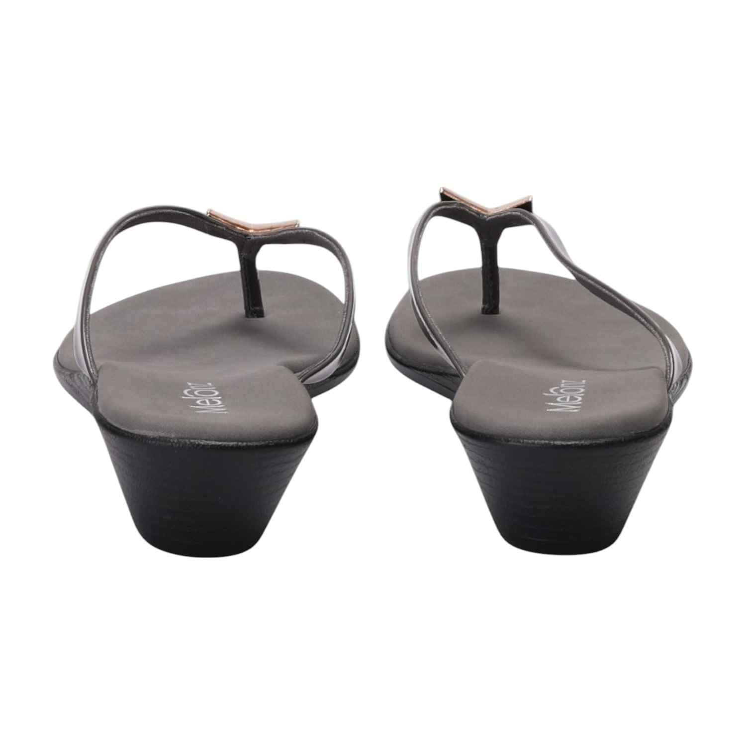 Women Grey Thong Casual Flat