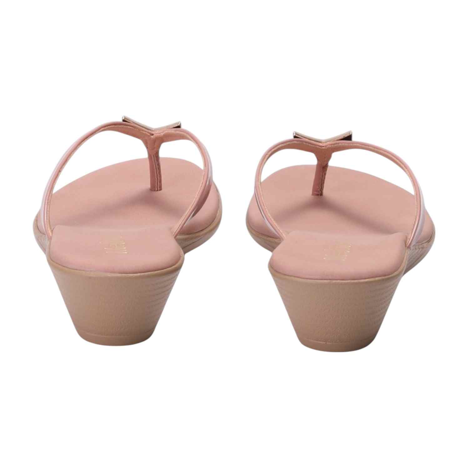 Women Peach Thong Casual Flat