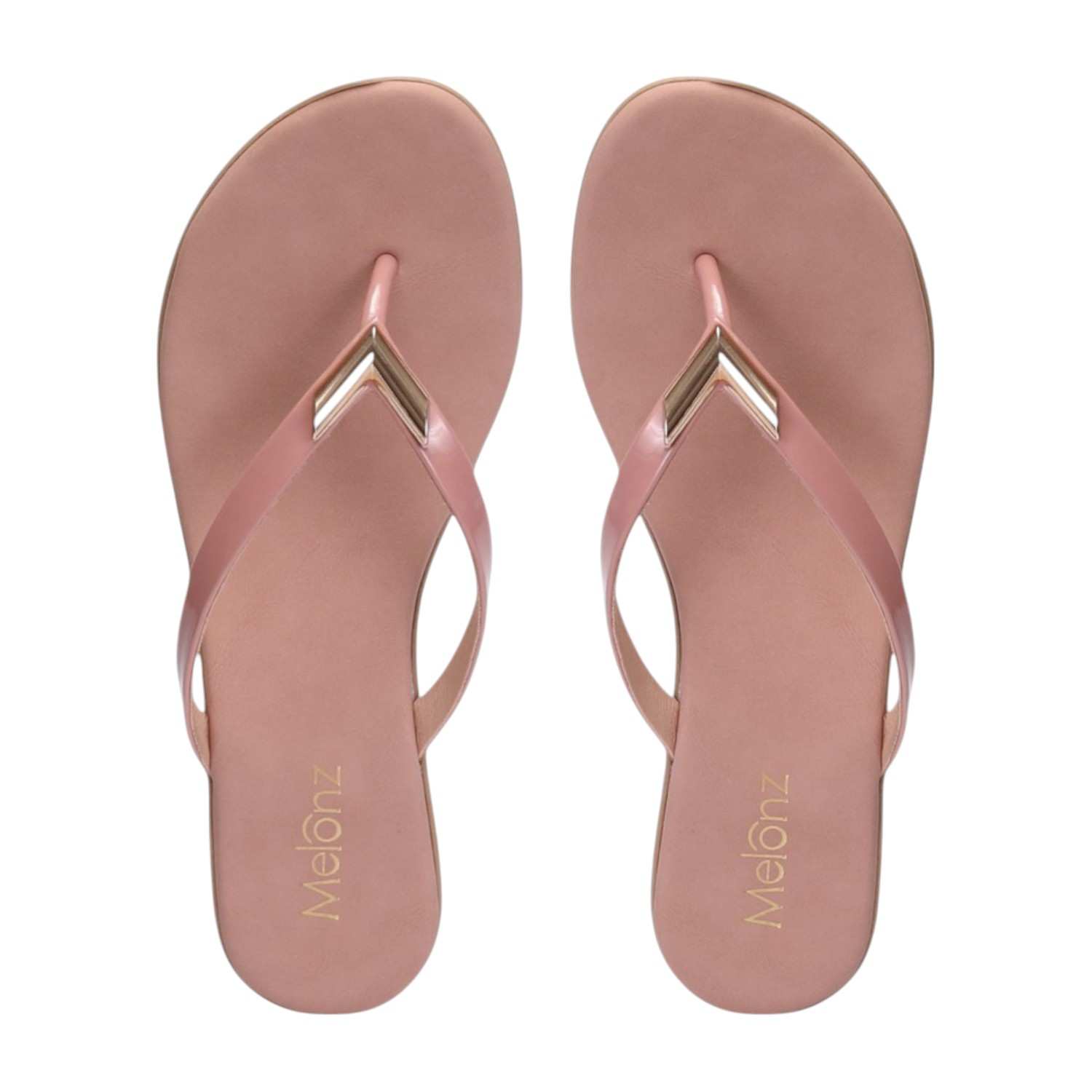 Women Peach Thong Casual Flat