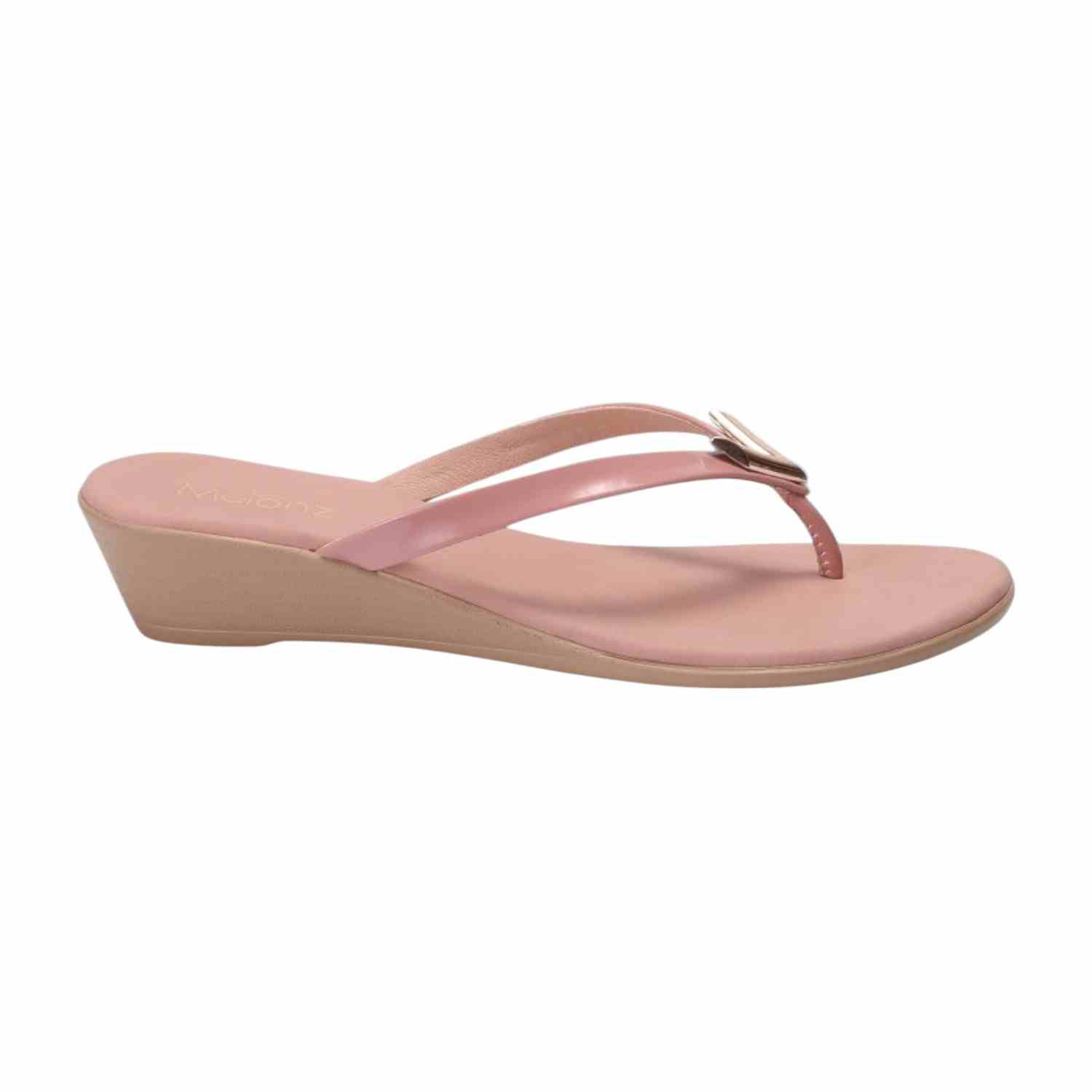 Women Peach Thong Casual Flat