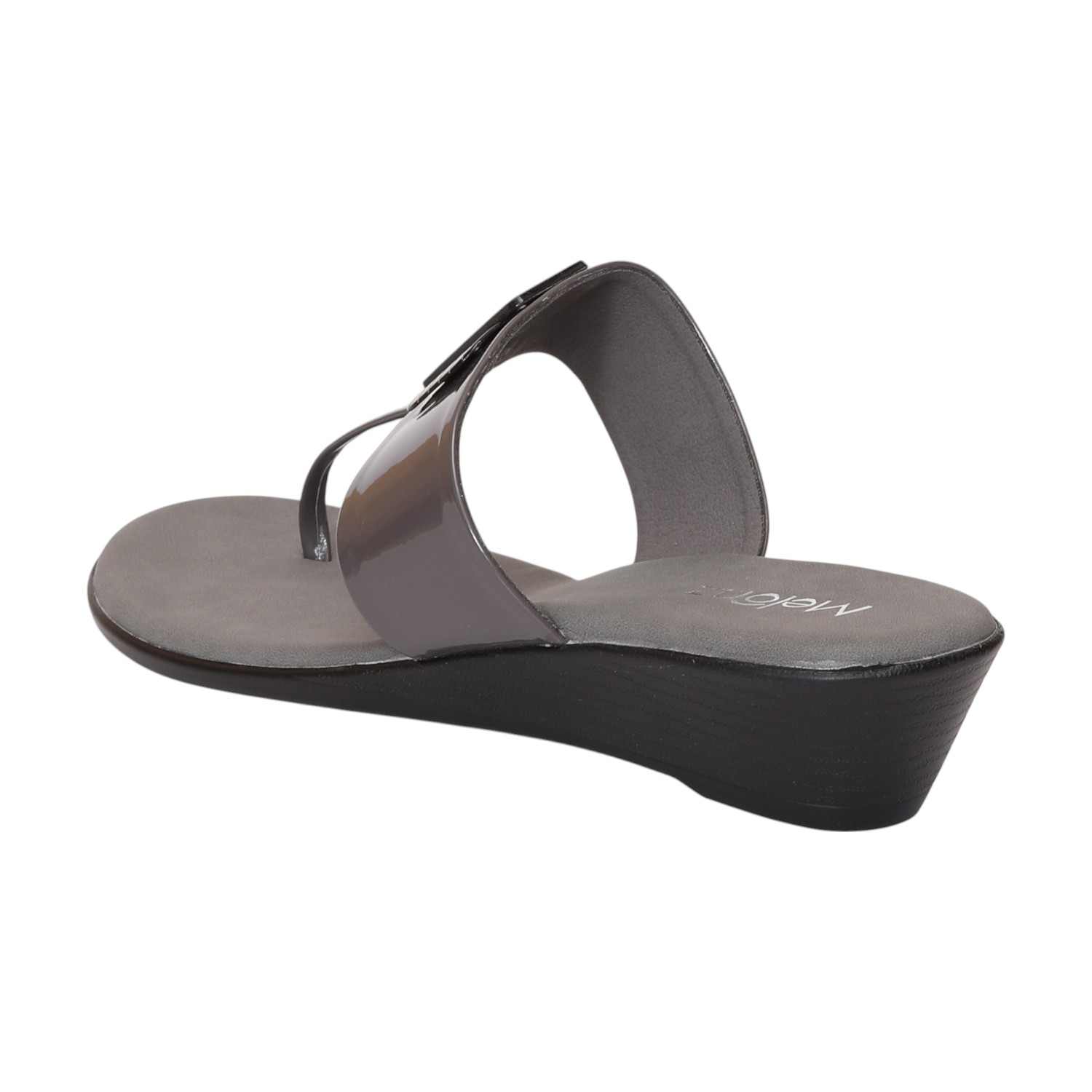 Women Grey Casual Flat Sandals