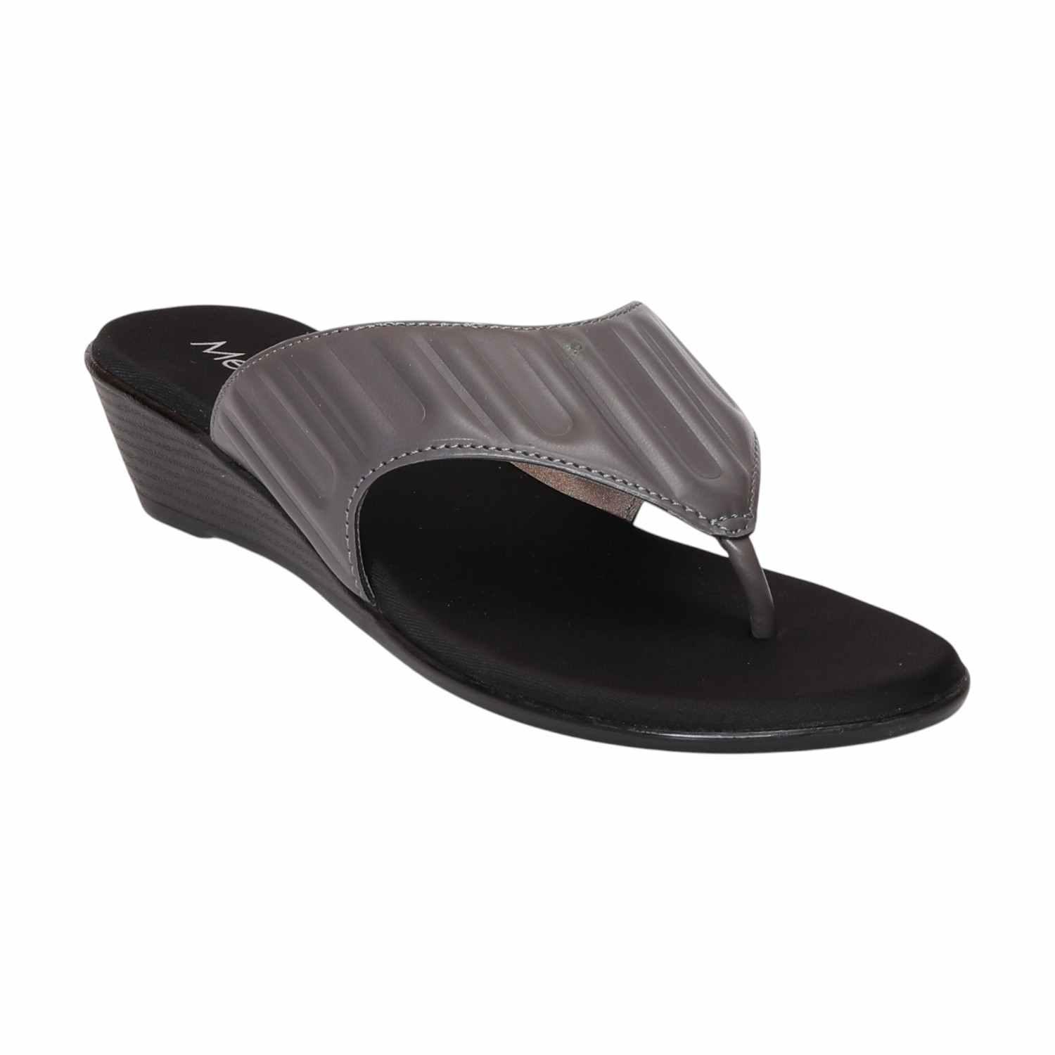 Women Grey Casual Flat Thong