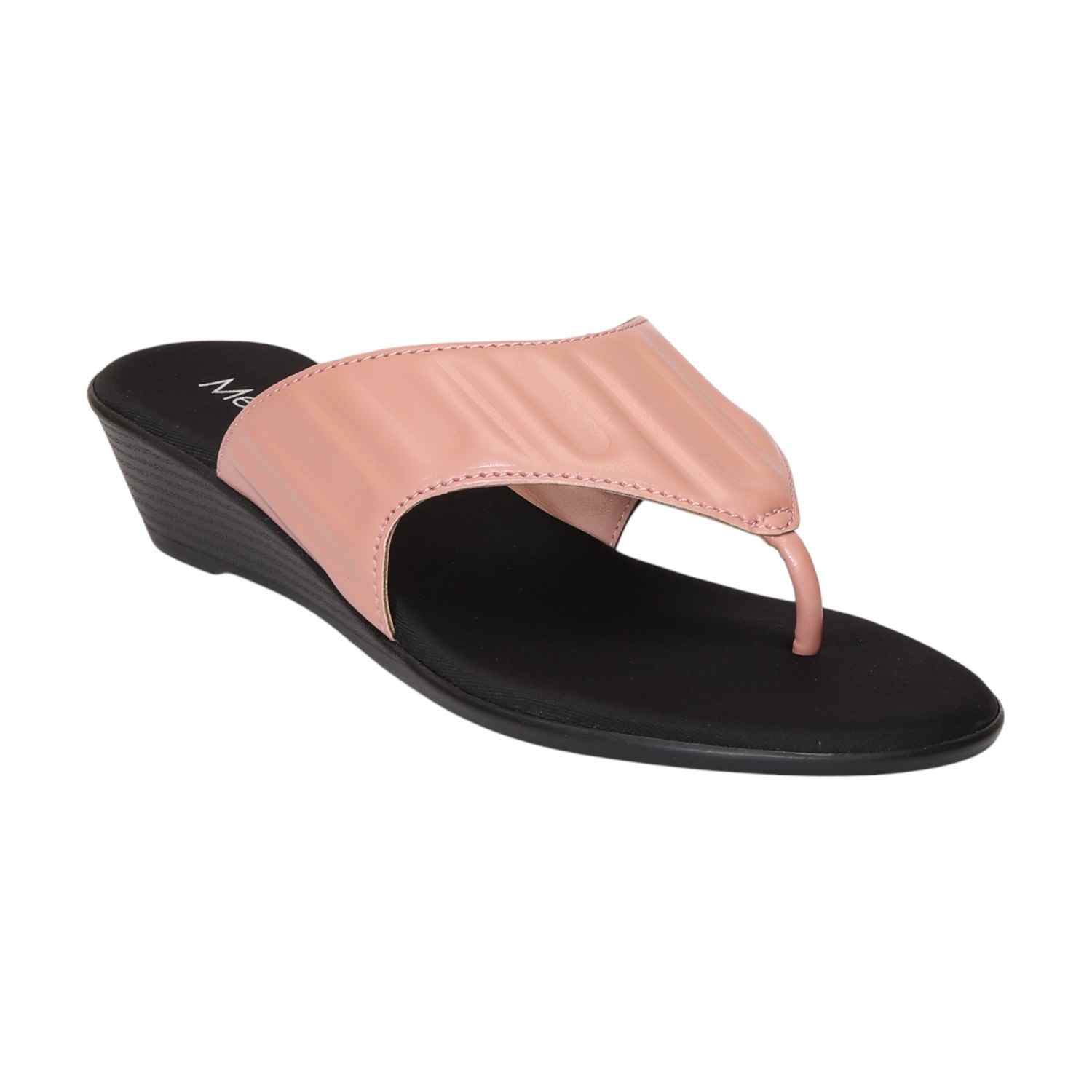Women Peach Casual Flat Thong
