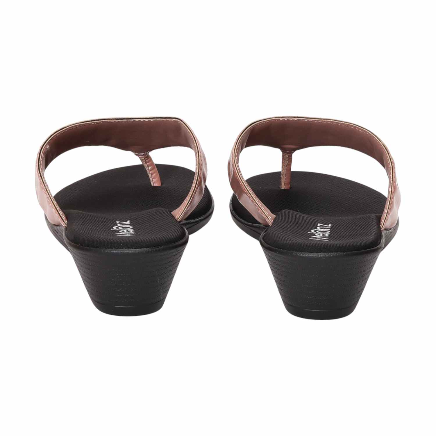 Women Peach Casual Flat Thong