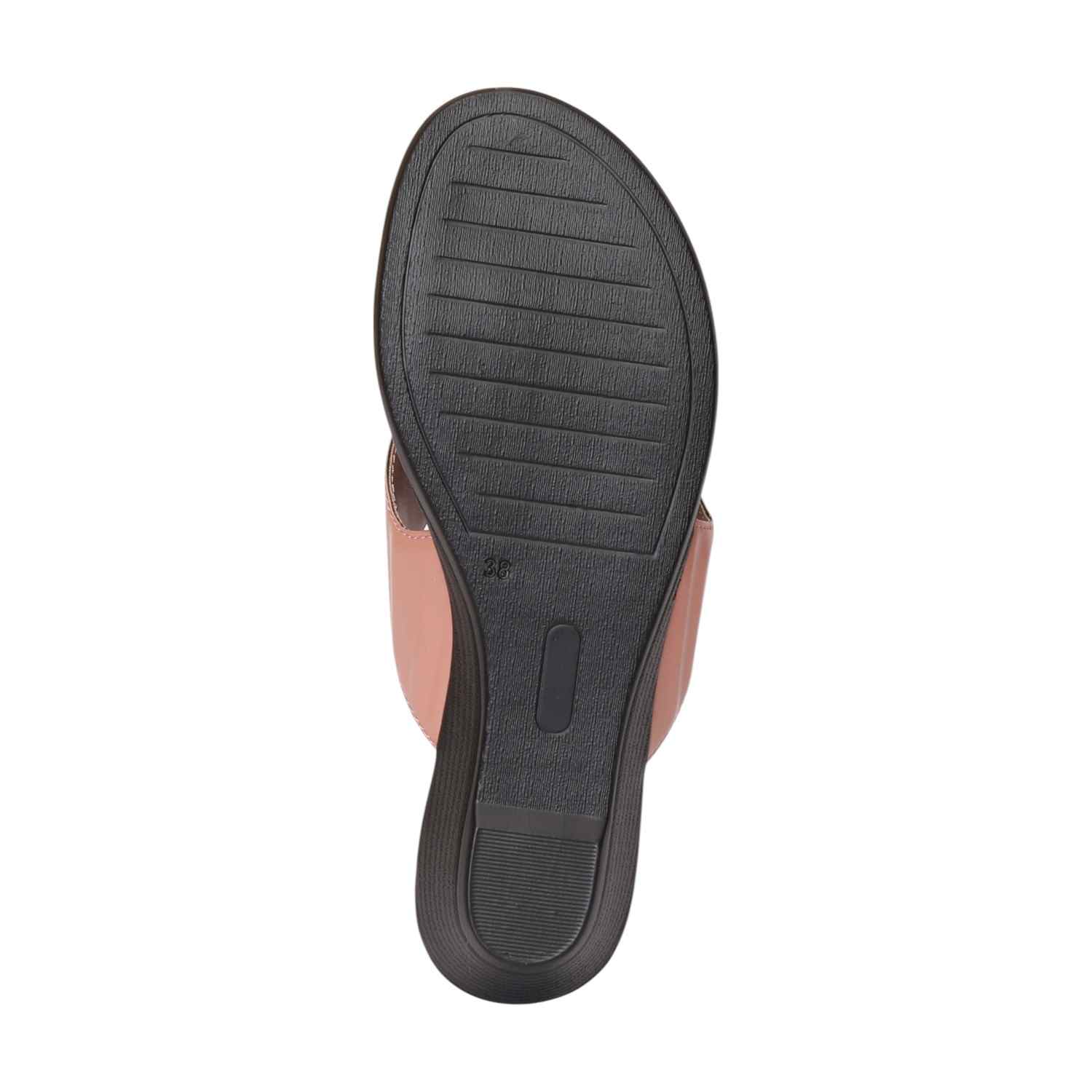 Women Peach Casual Flat Thong