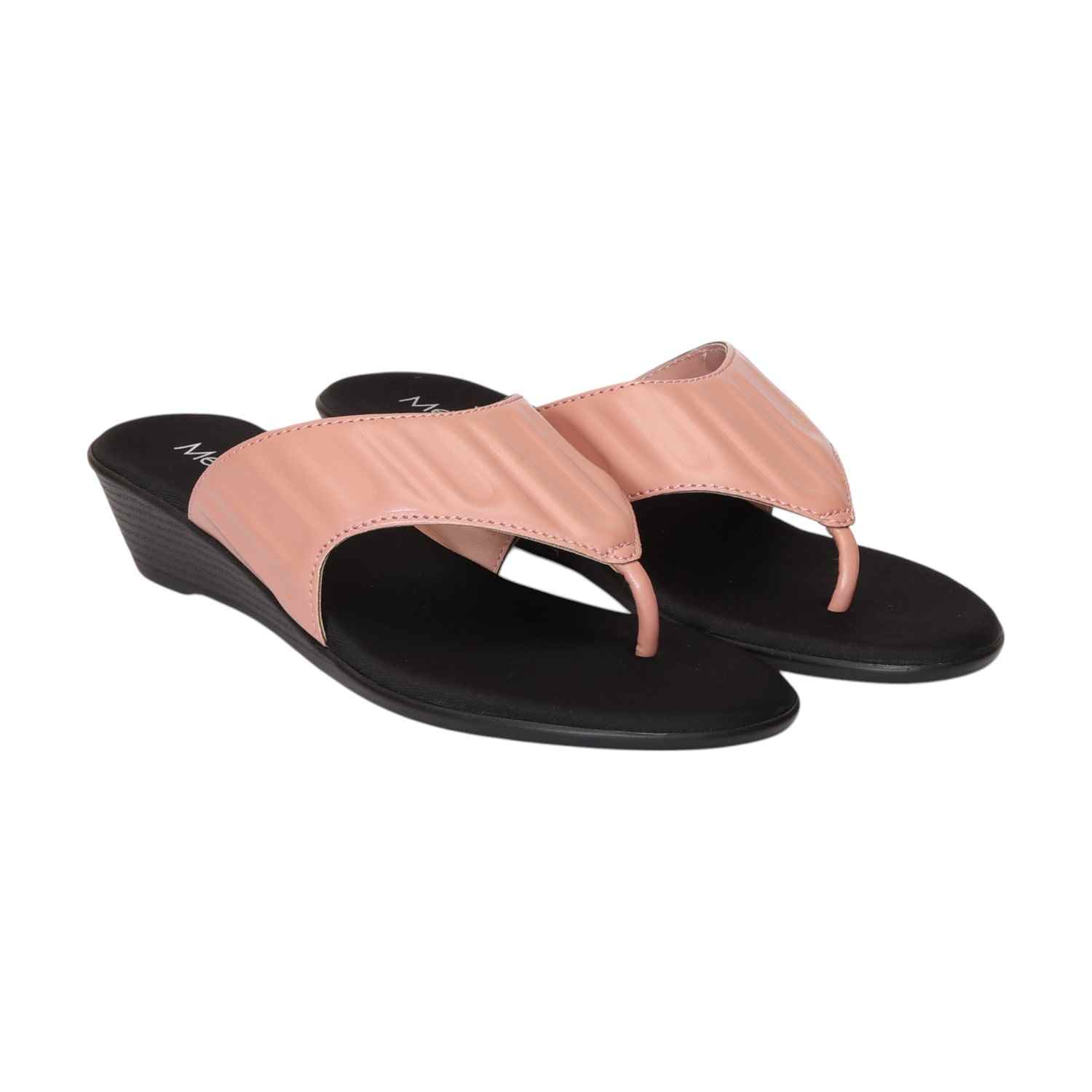 Women Peach Casual Flat Thong