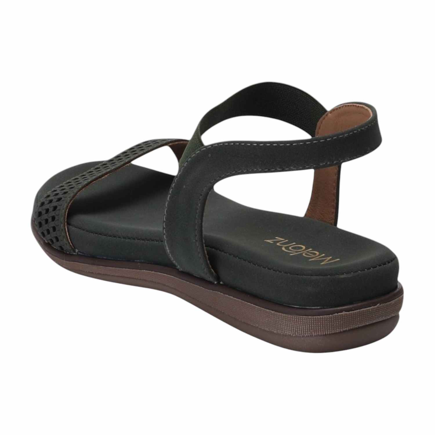Women Green Sandals Casual Flat