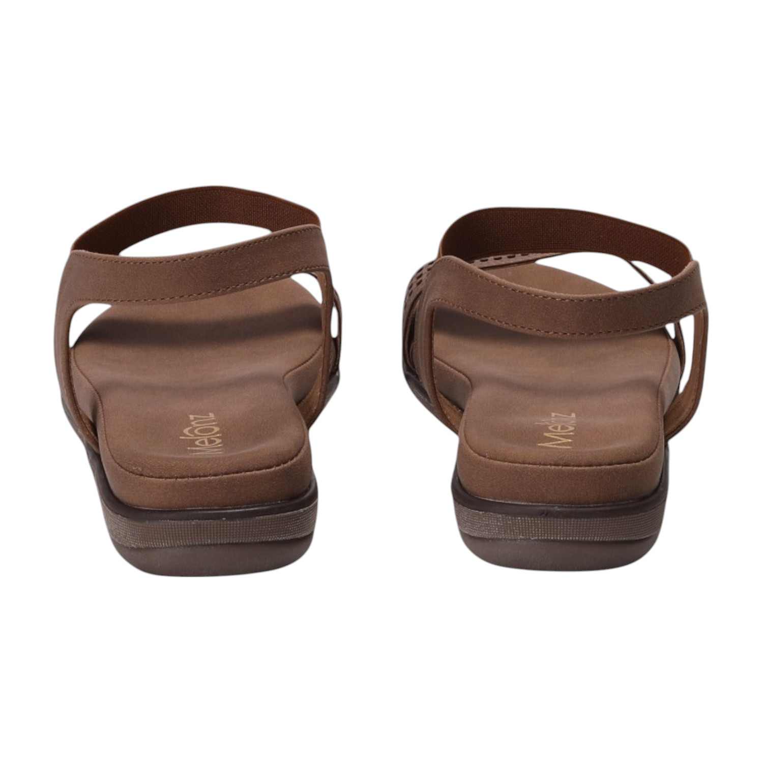 Women Light Brown Sandals Casual Flat