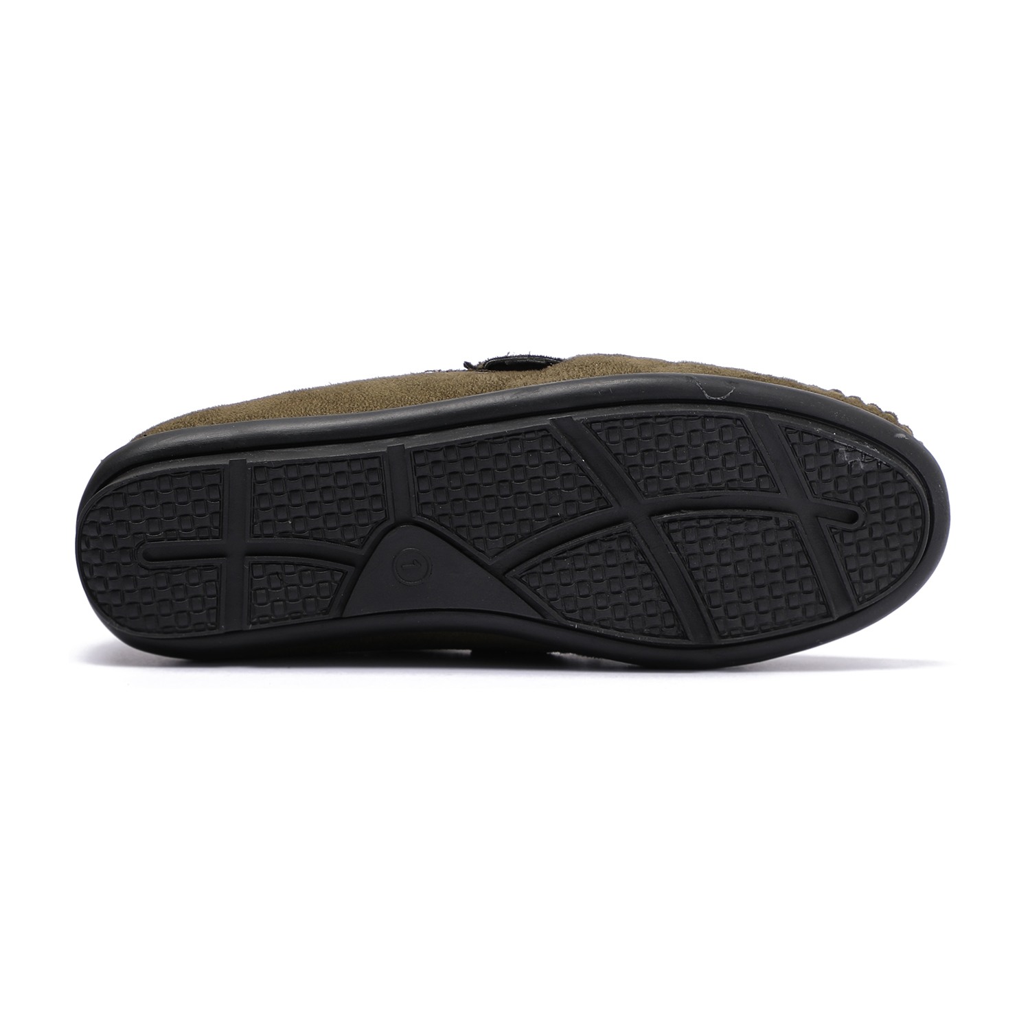 Green Slip-ons with Metal Detailing For Boys