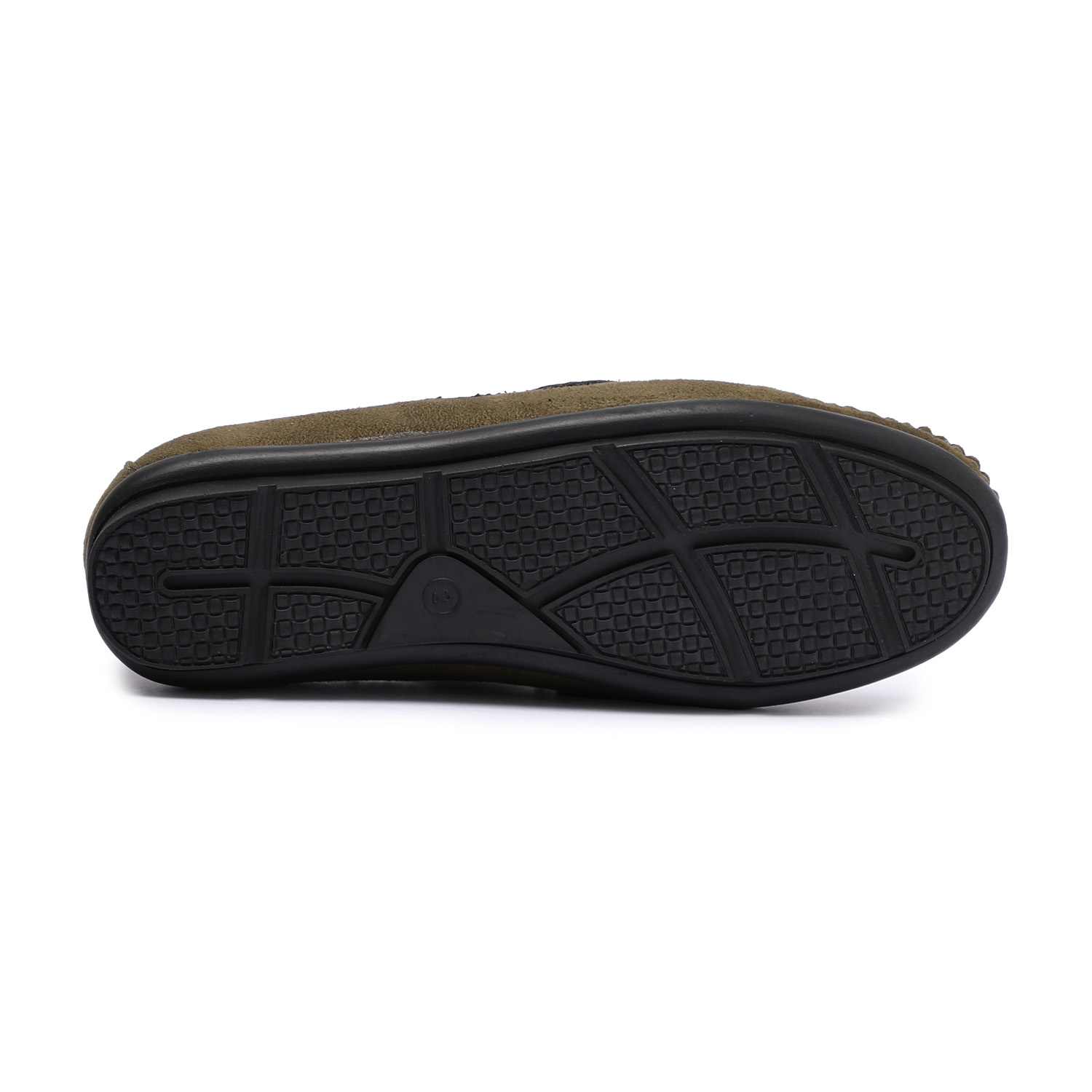 Green Slip-ons with Metal Detailing For Boys