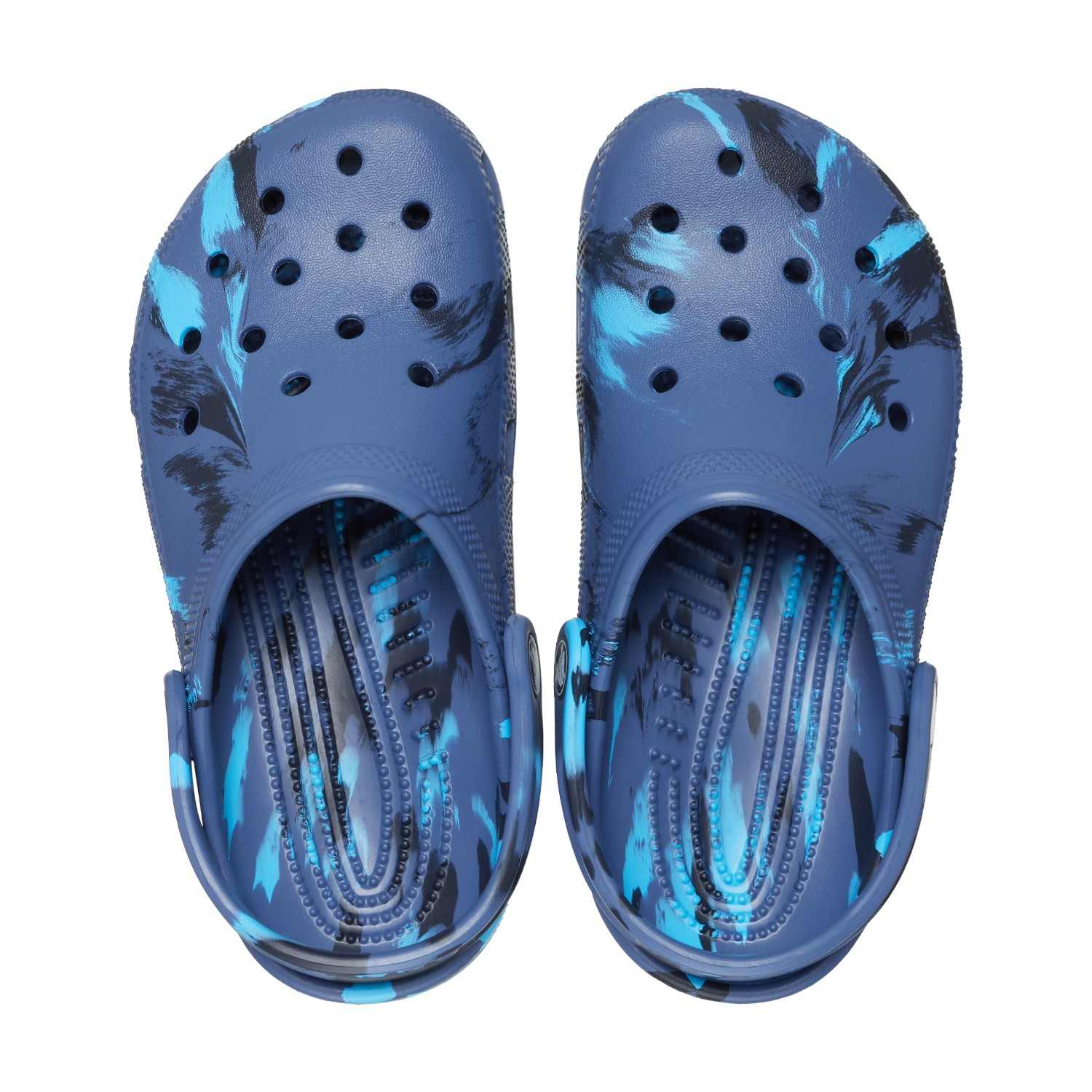 Classic Marbled Unisex Navy Multi Clogs