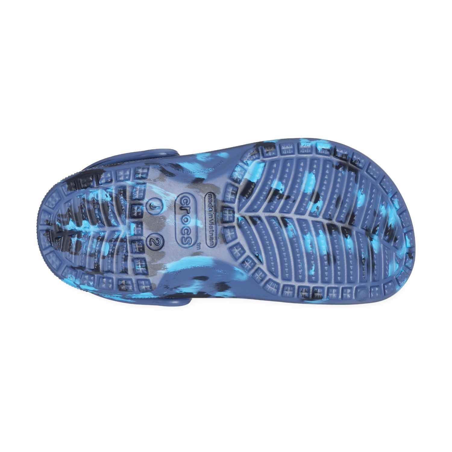 Classic Marbled Unisex Navy Multi Clogs