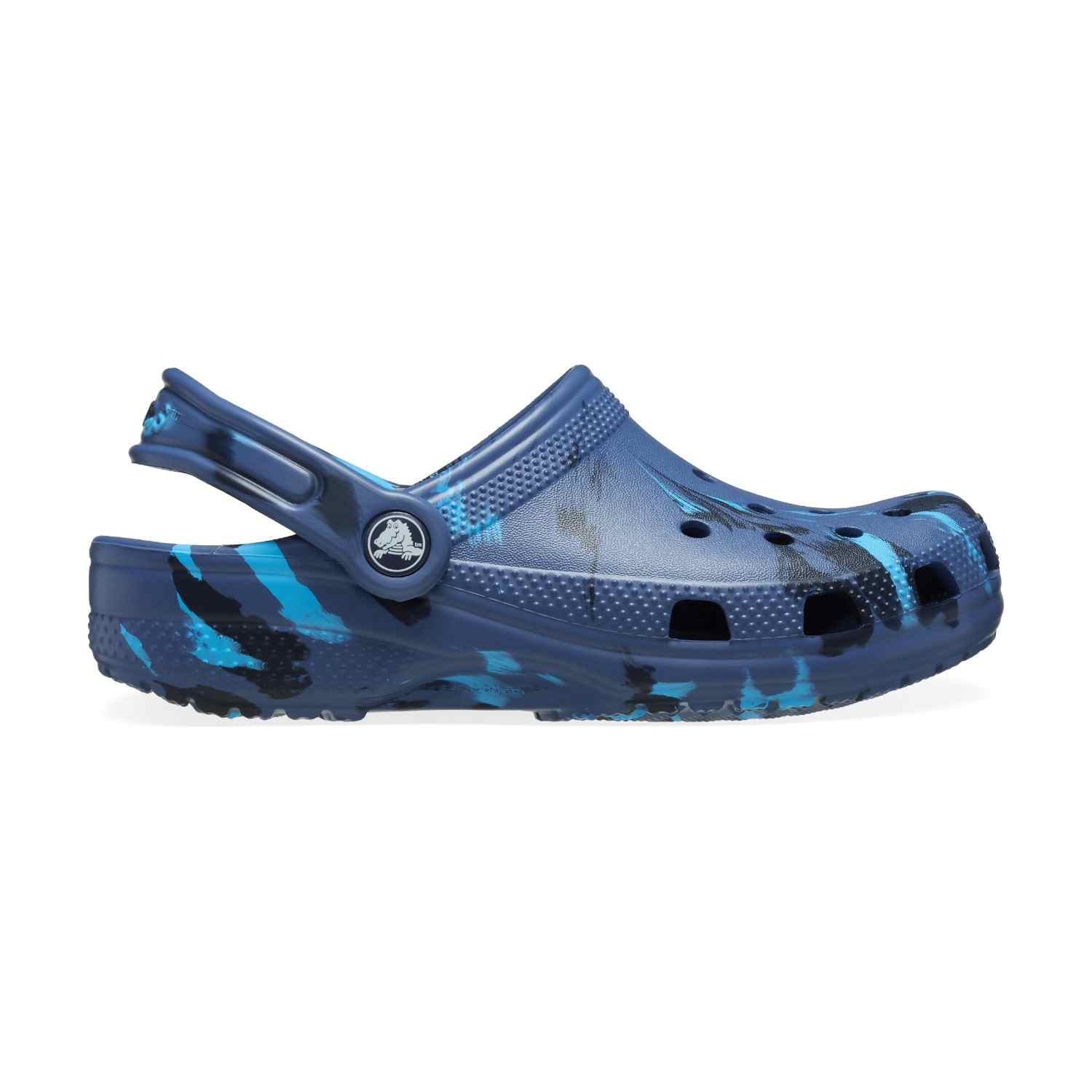 Classic Marbled Unisex Navy Multi Clogs