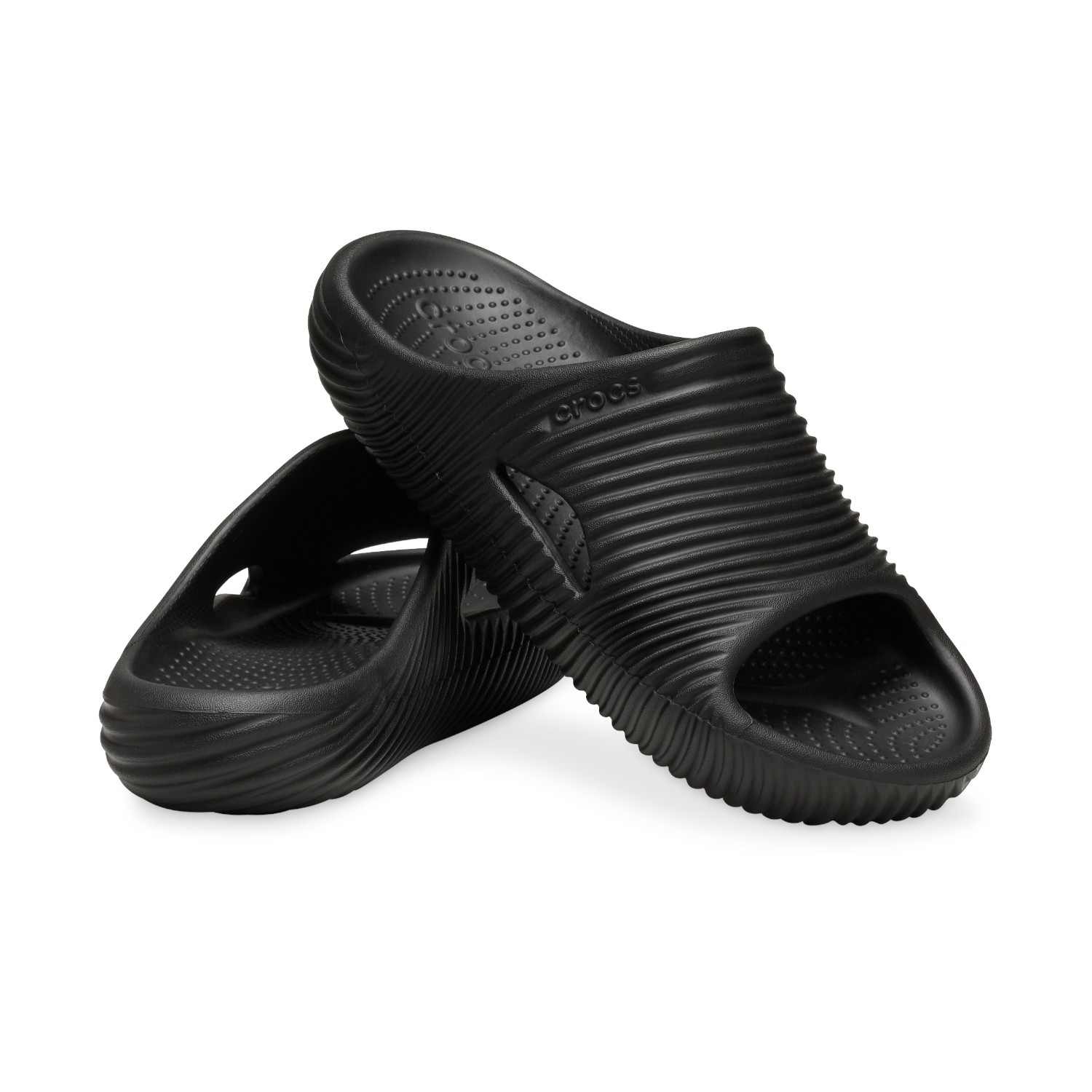 Mellow Tide Recovery Black Unisex Slide