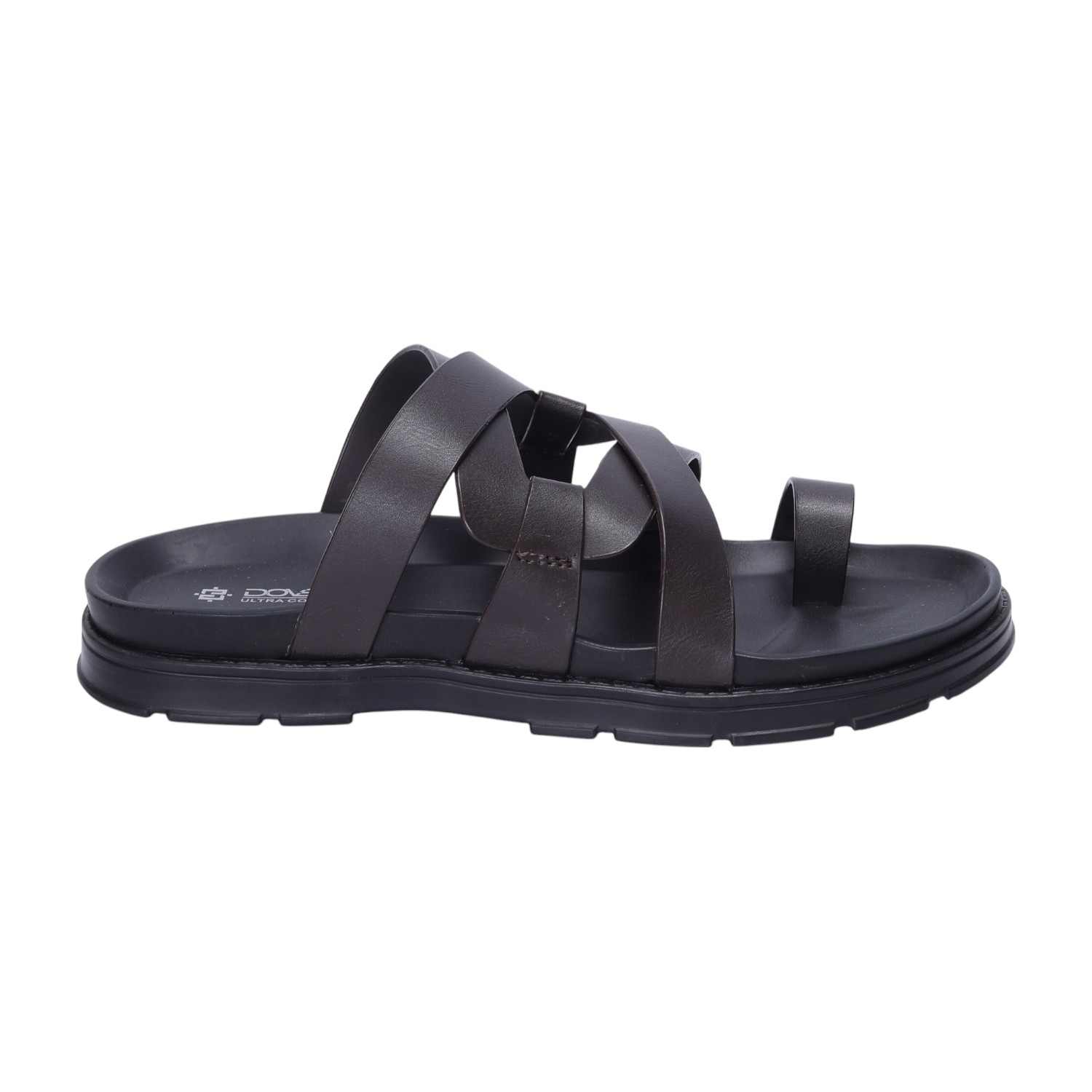 Men Brown Comfort Chappals