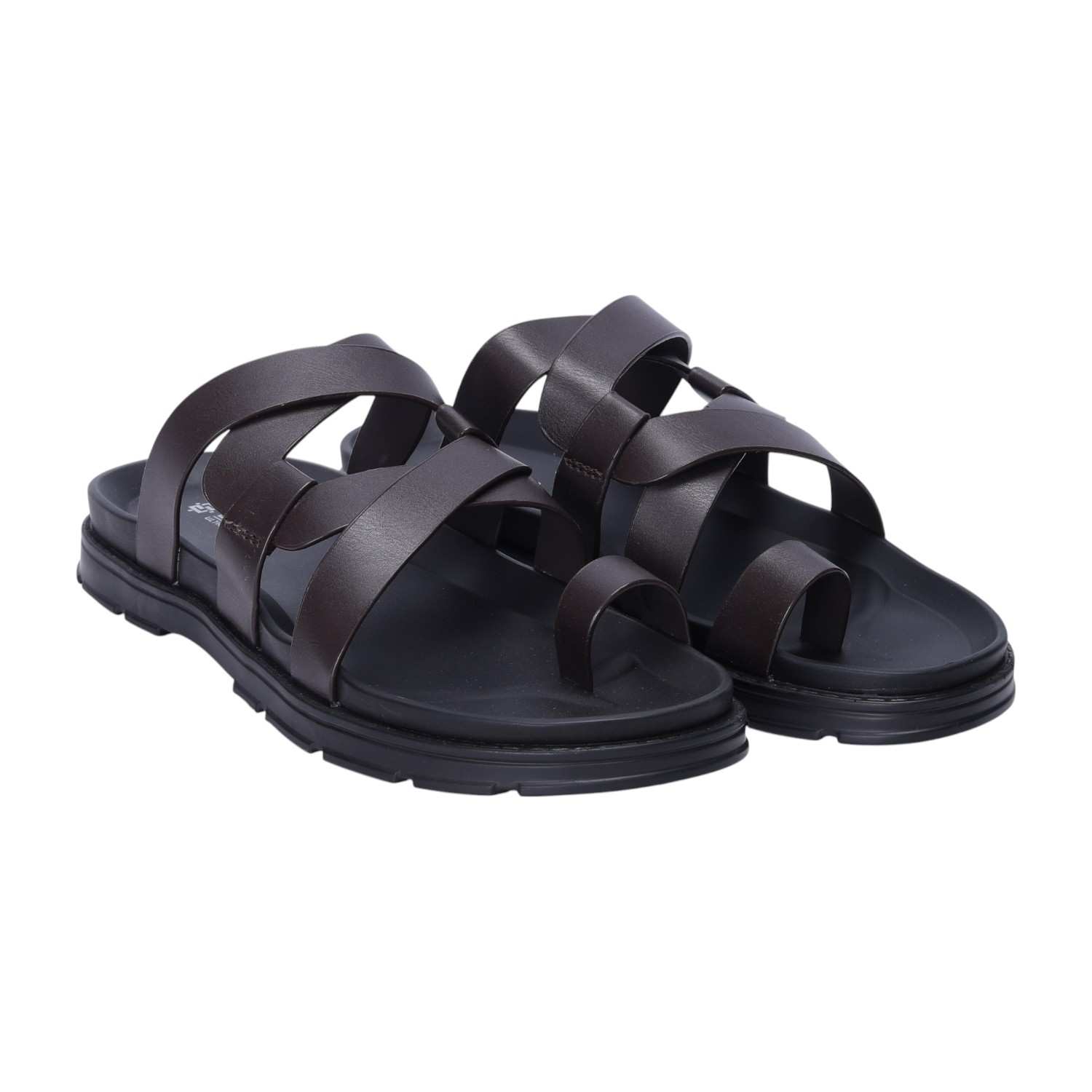 Men Brown Comfort Chappals
